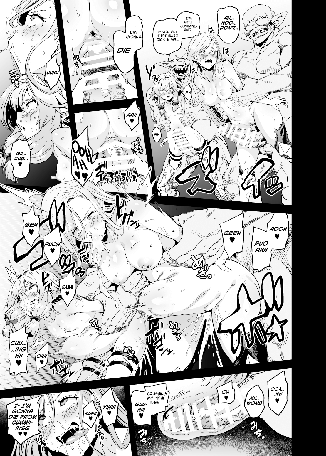 Gobelins violentent sans pitié trois sorcières sexy - Image 15