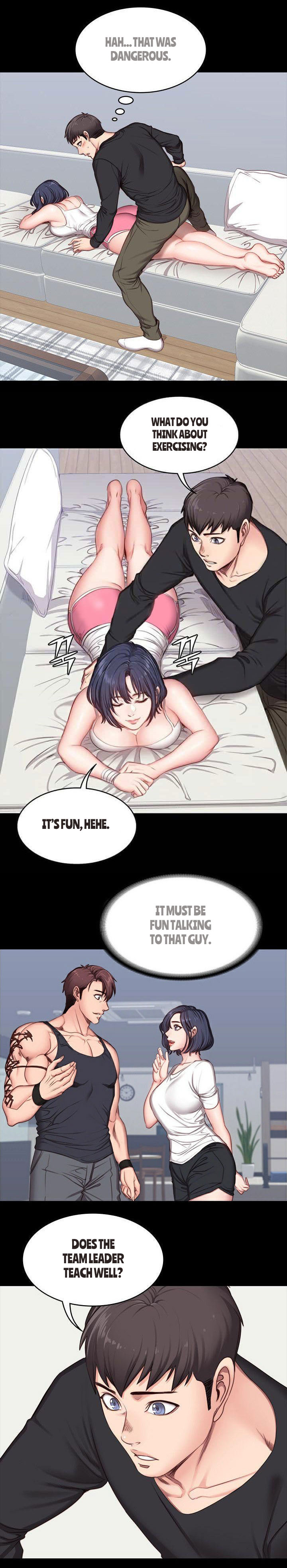 Busige Fitnessstudio-Chefin trainiert und fickt Mädchen - Image 123