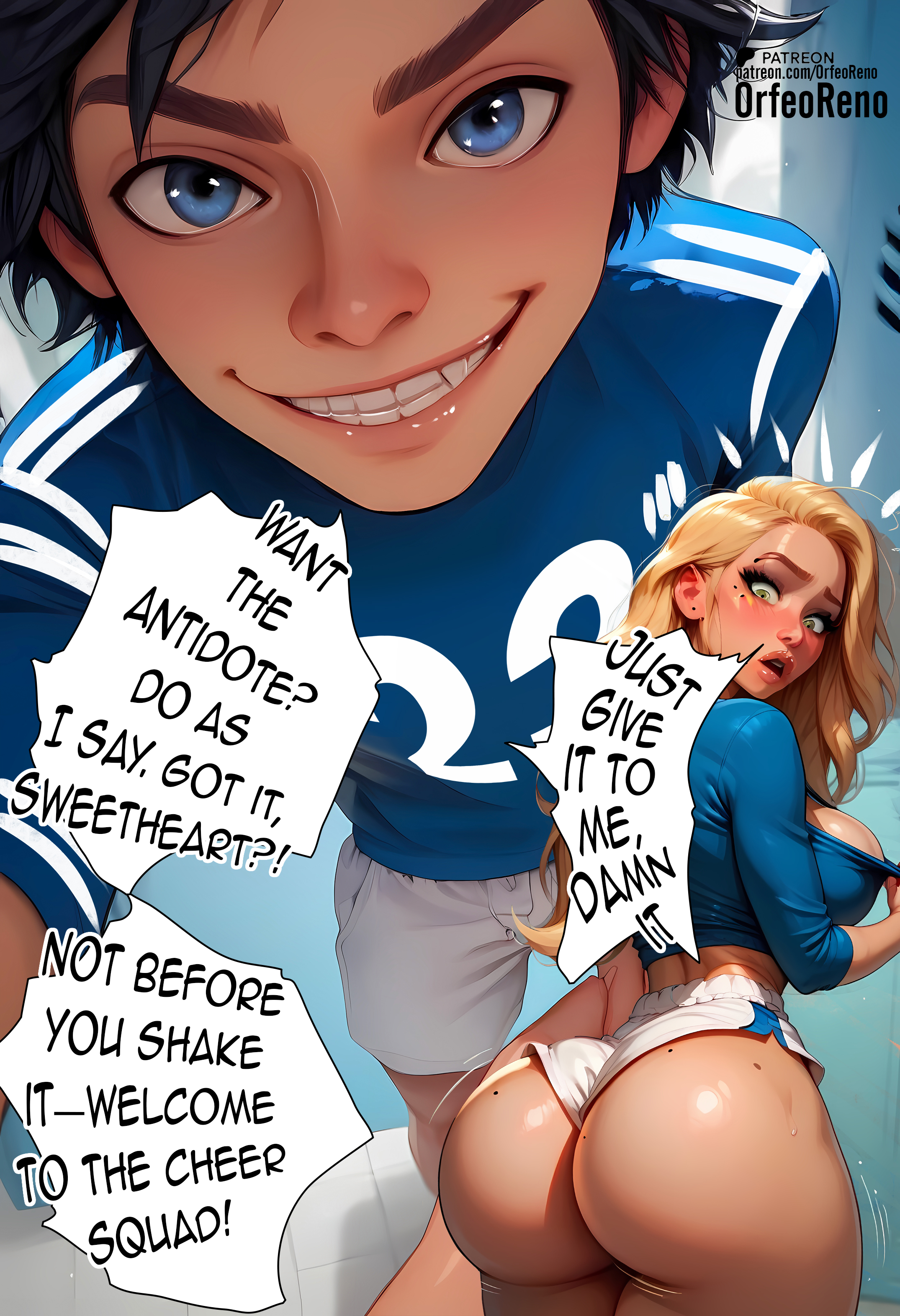 Futanari-Fußballerin wird kurvige Cheerleaderin - Image 5