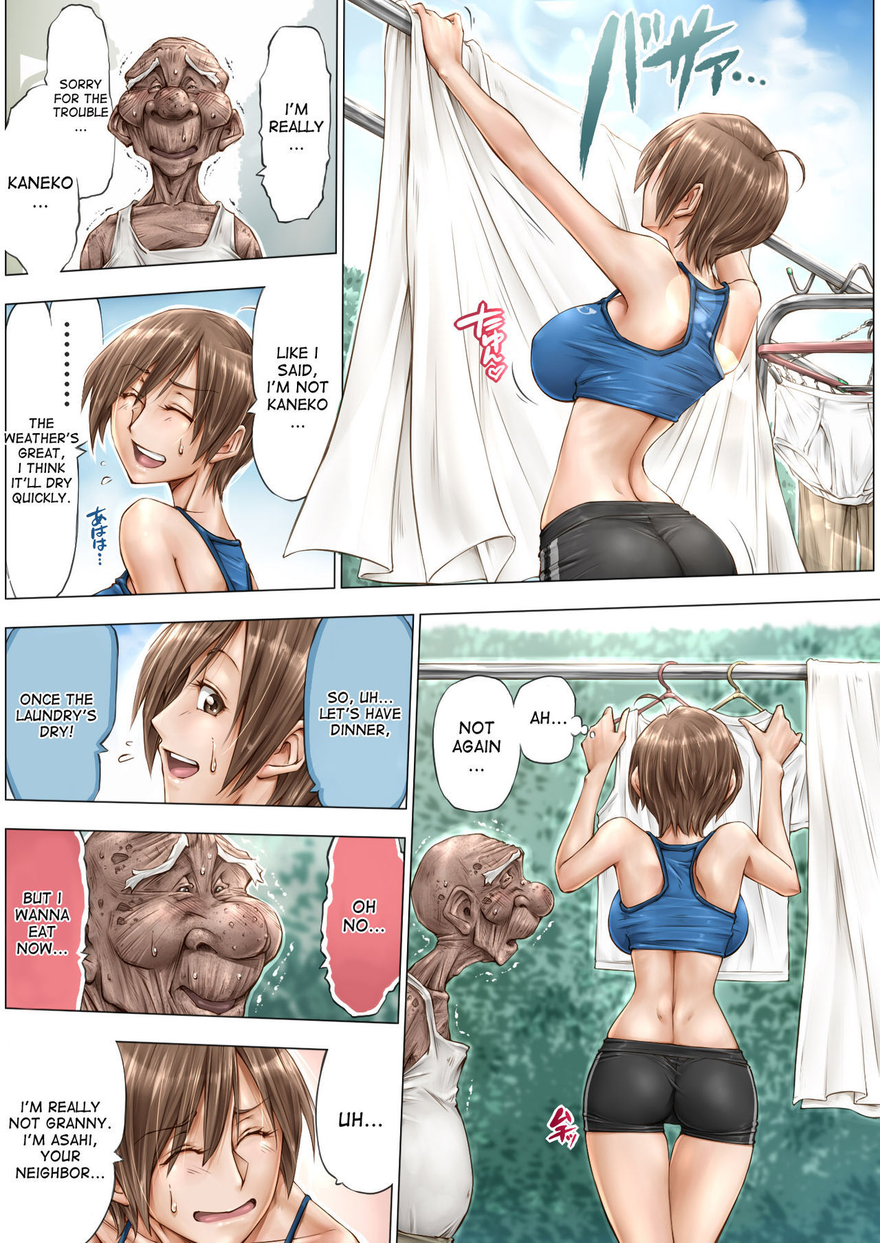 Papy pervers séduit écolopine poitrine généreuse - Image 21