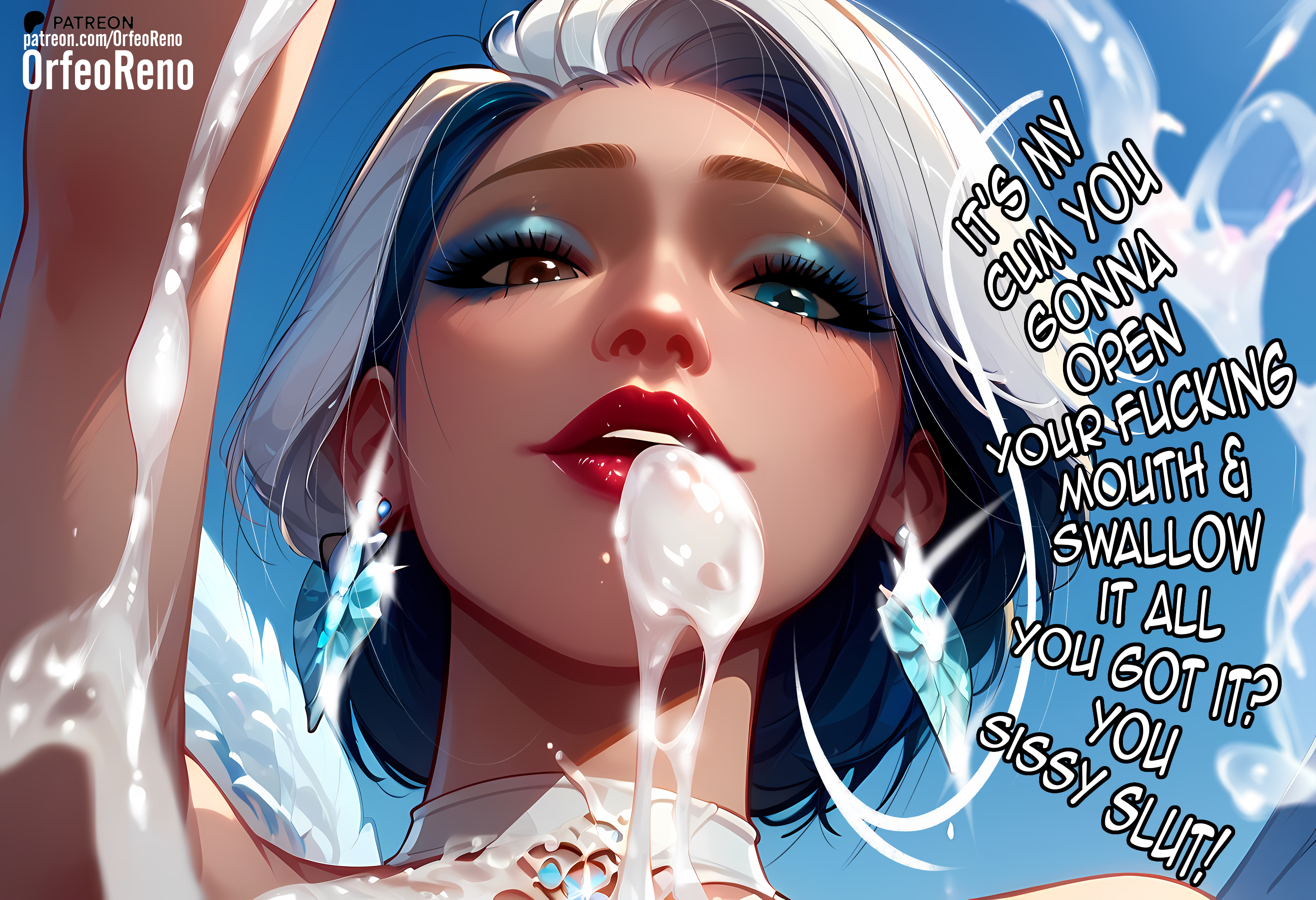 Futanari Luna Snow macht dich zur willigen Schlampe und spritzt dir ins Gesicht - Image 7