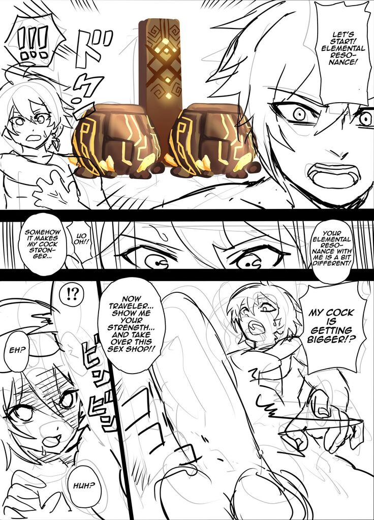 Бюстовые девушки Геншин стали распутными шлюхами секс-шопа - Image 46