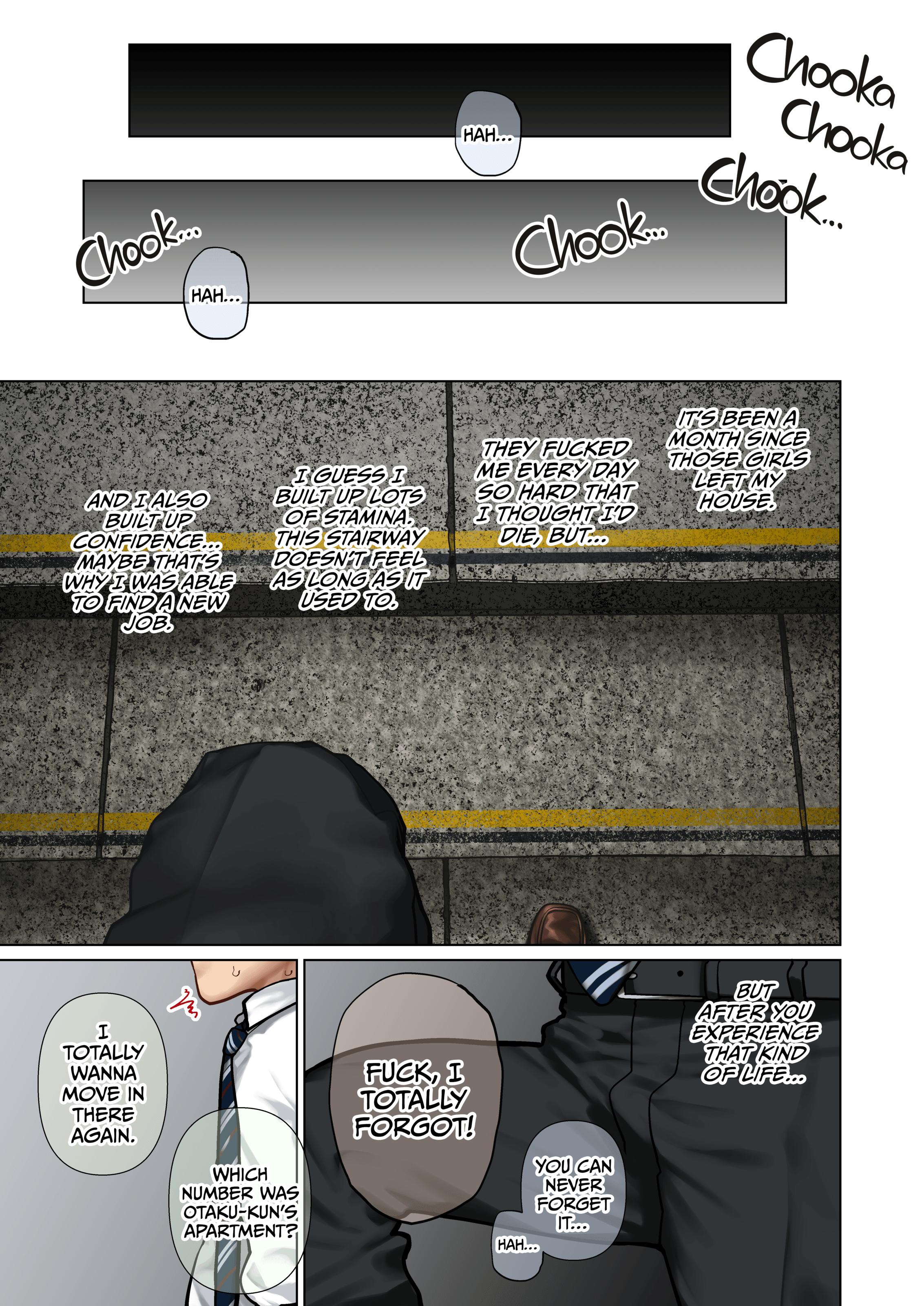 Jeunes gals à gros seins baisent un cadre en harem pour le loyer - Image 73