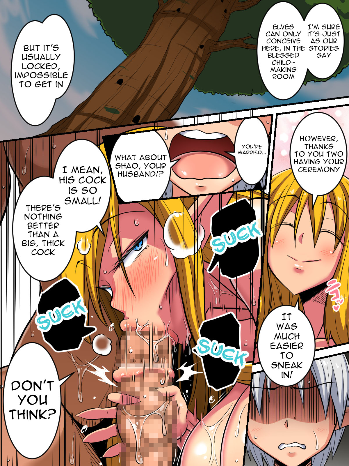 Kultureller Austausch von Elf-Mutter und Tochter, Futanari Tentakel-Ecchi - Image 12