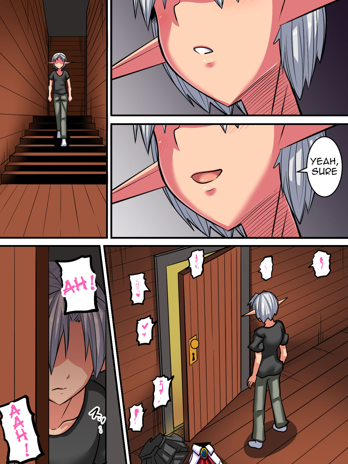 Kultureller Austausch von Elf-Mutter und Tochter, Futanari Tentakel-Ecchi - Image 54