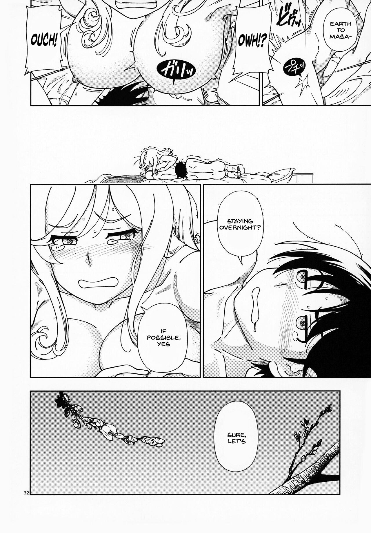 Rubia tetona Sakura mea en una polla antes del anal - Image 31