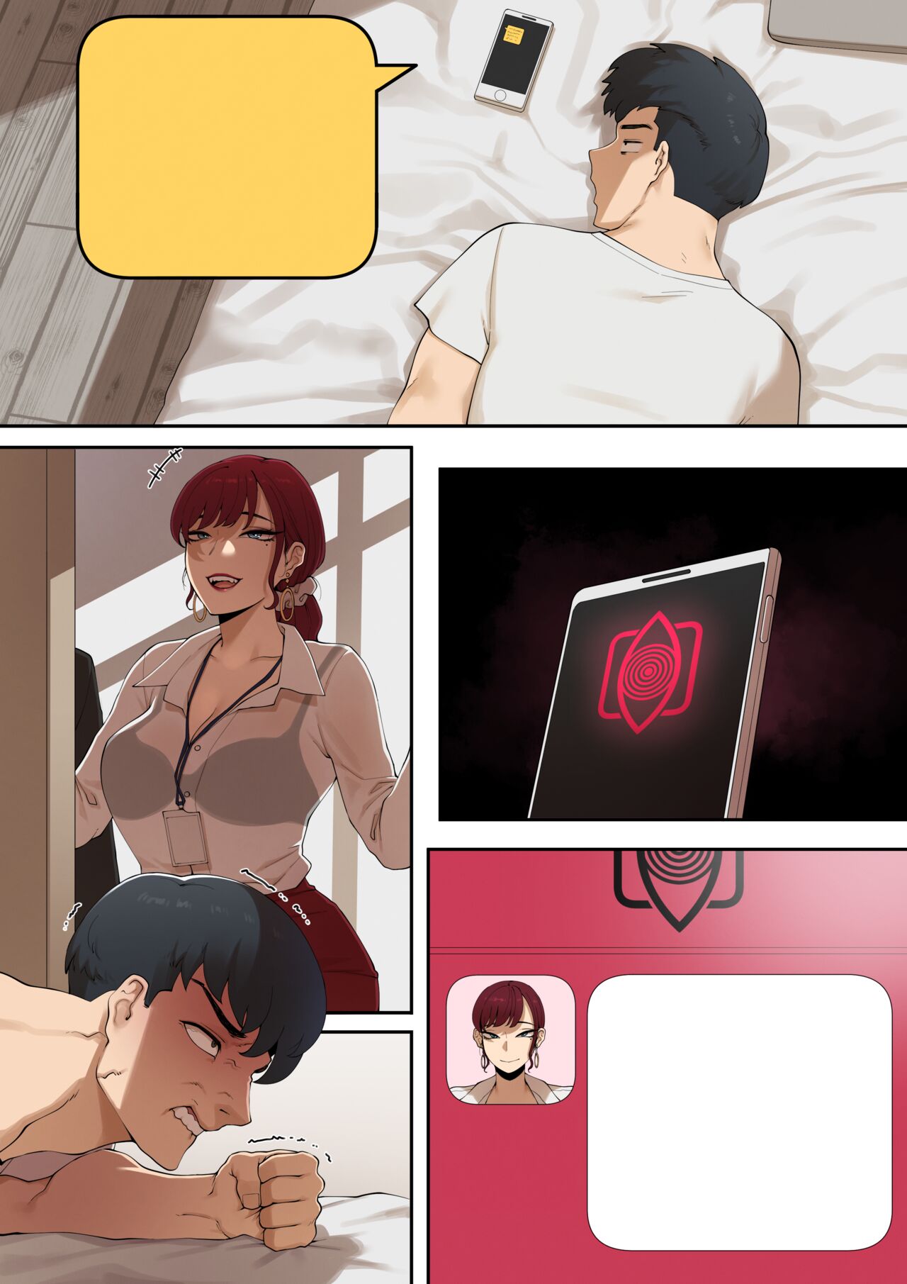 Application d'hypnose transforme la famille en harem hentai - Image 26