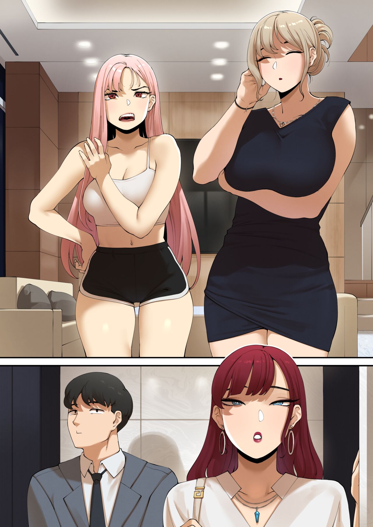 Application d'hypnose transforme la famille en harem hentai - Image 32