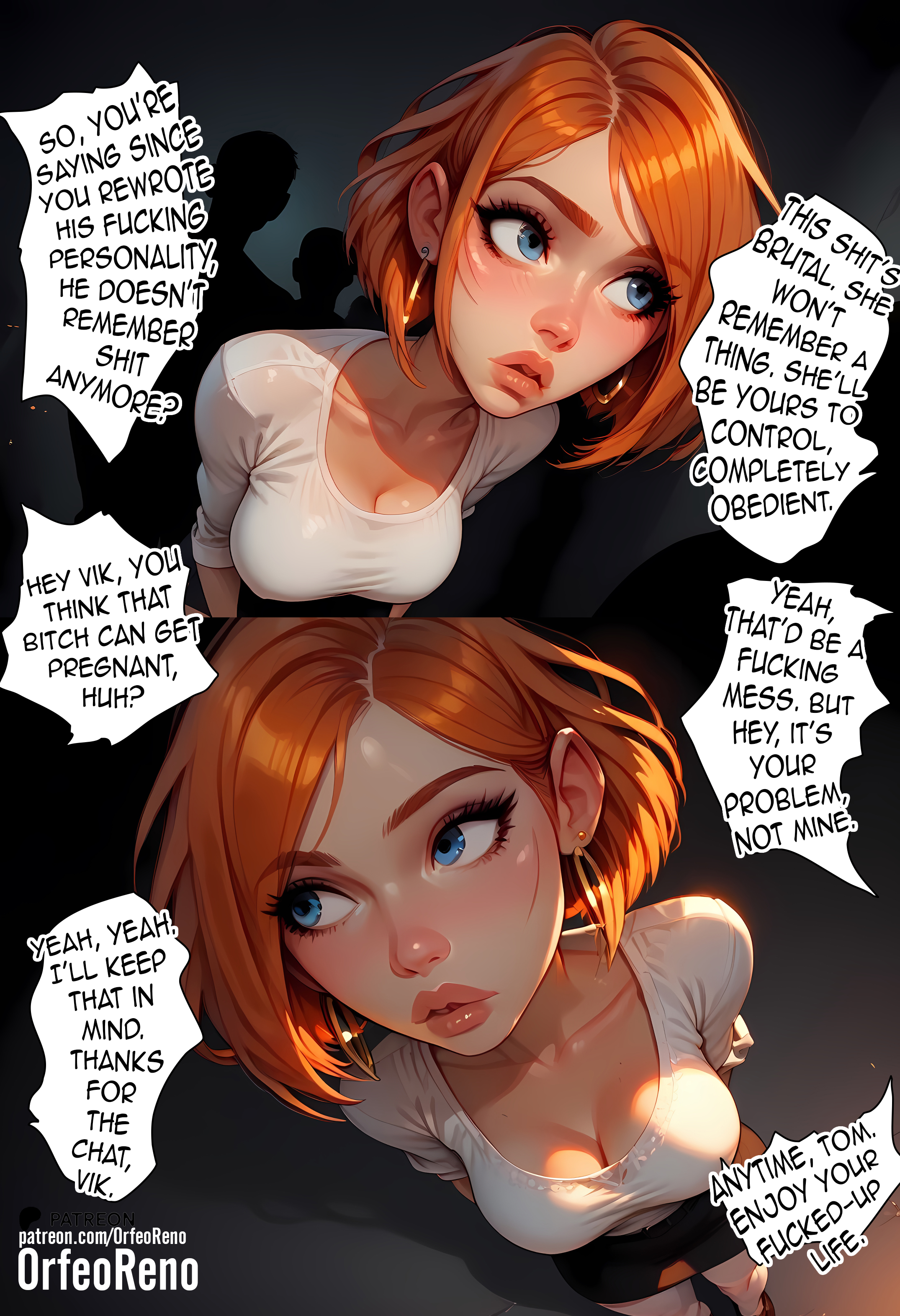 Homme roux devient une fille chaude et esclave sexuelle 3D - Image 7