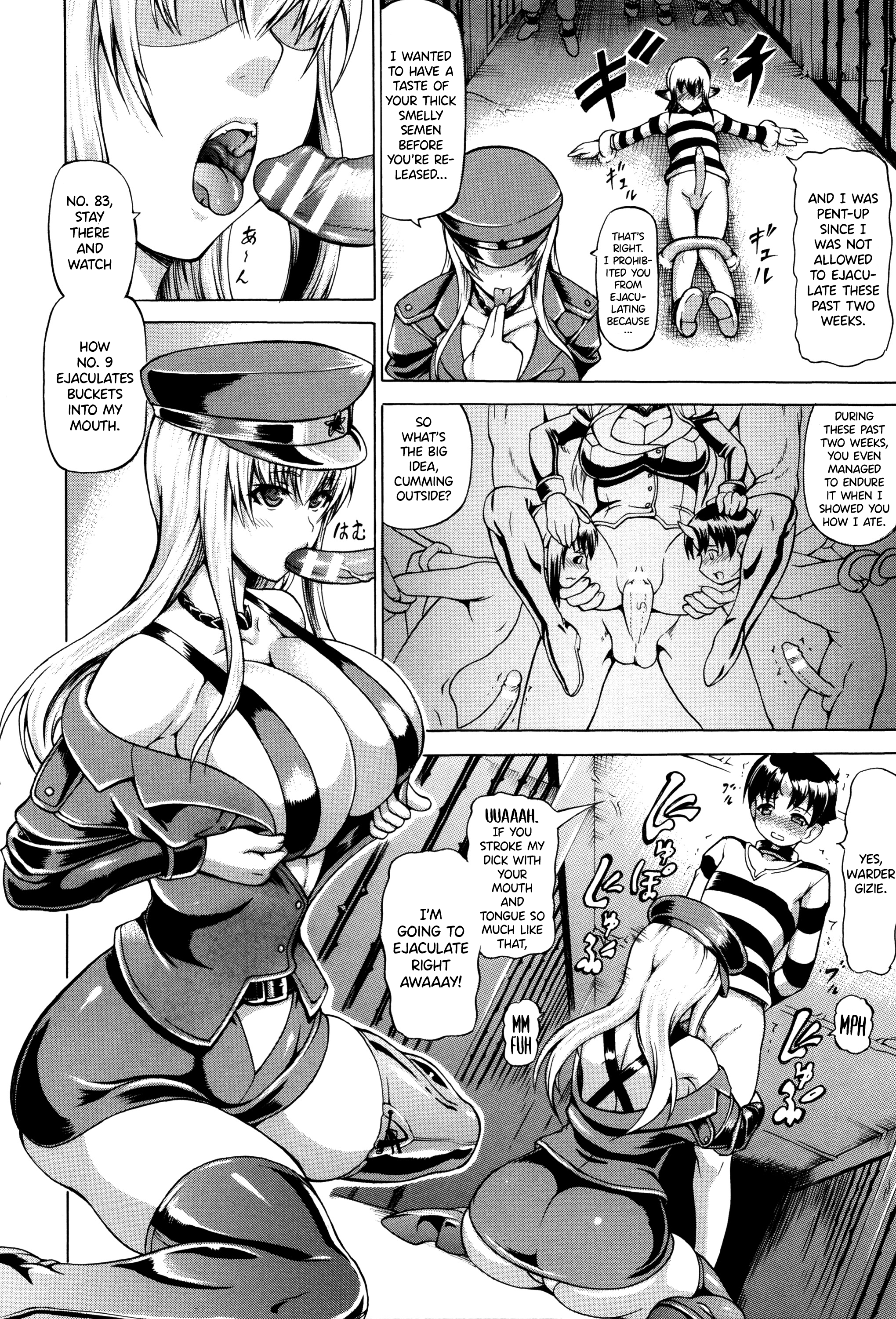 Bondaged huge titty slave used as fuck toy in sadistic dungeon - Image 128