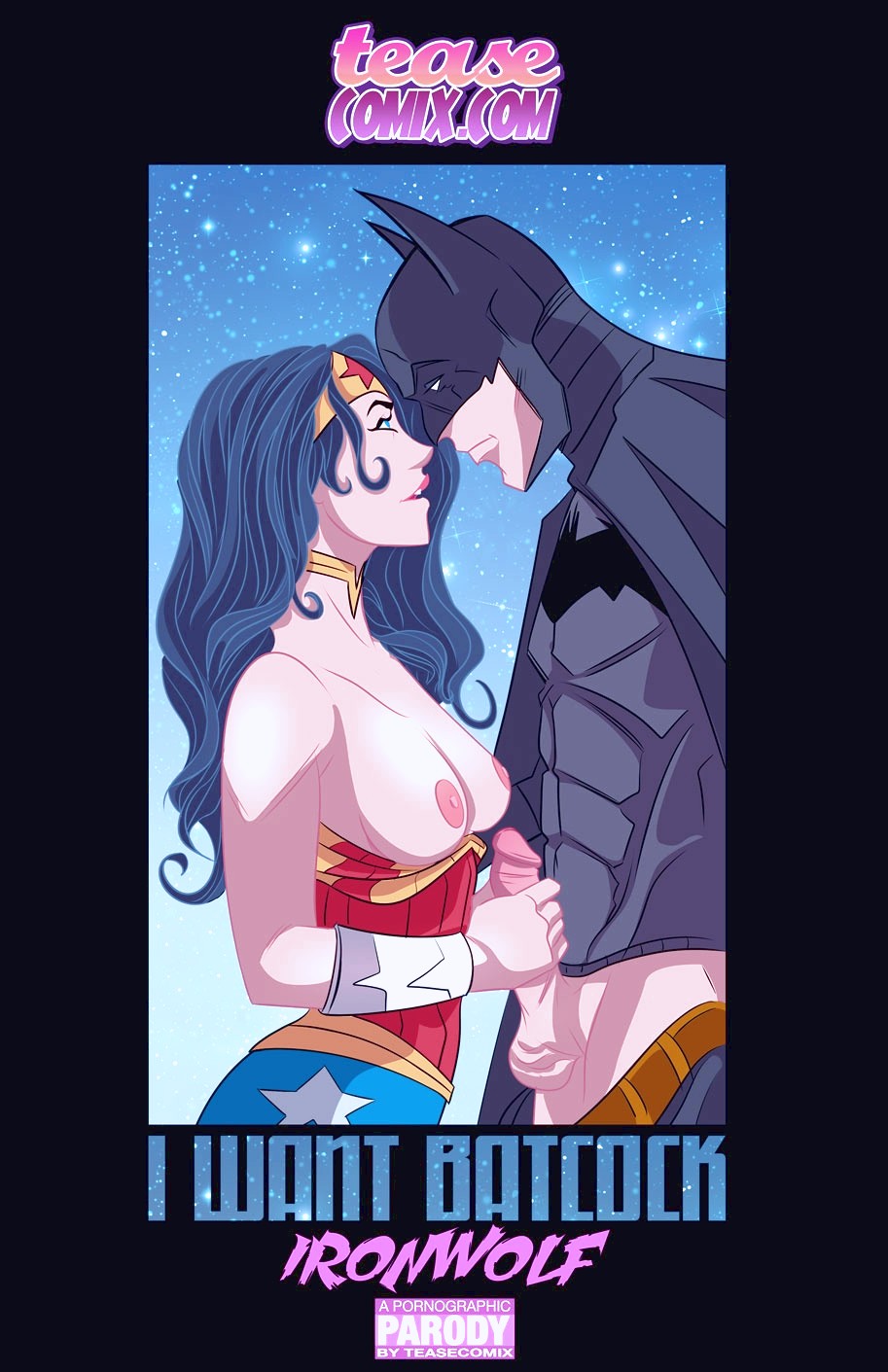 Batcock : batman détruit le divin cul de wonder woman