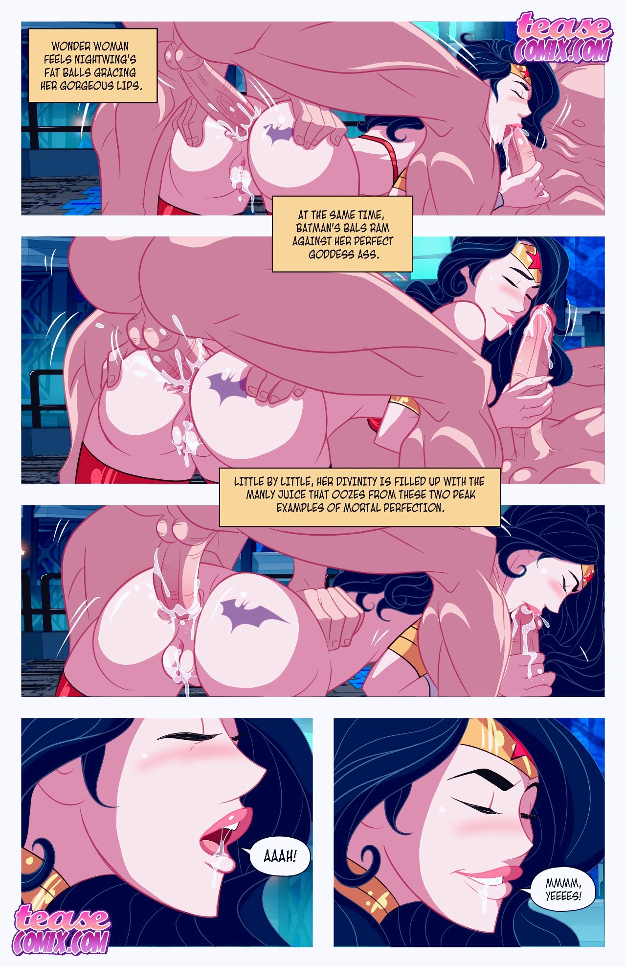 बैटमैन और नाइटविंग ने बैटकॉक 2 में वंडर वुमन को डबल पेनिट्रेट किया - Image 12