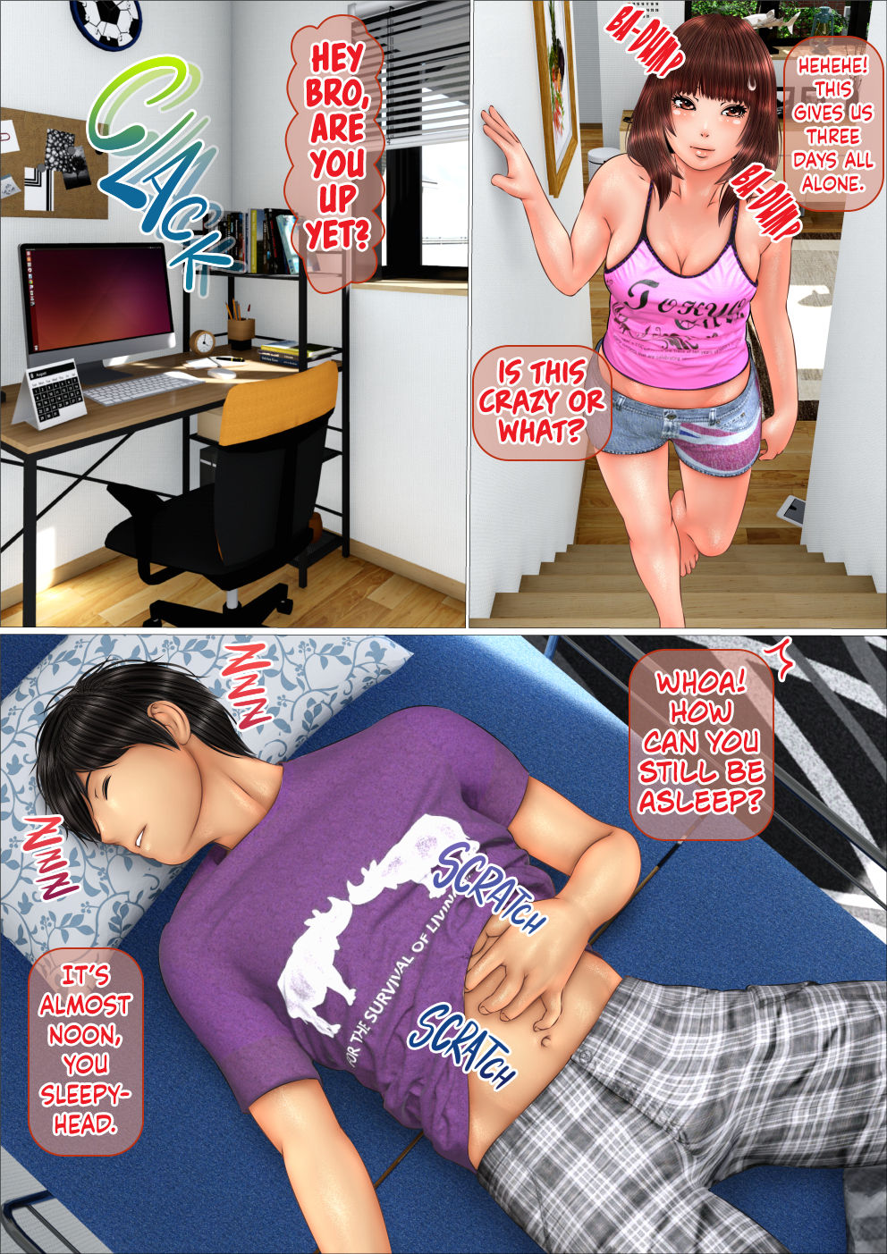 Ich habe meine Pappschwester intensiv gefickt, während wir aufs Haus aufpassten - Image 6