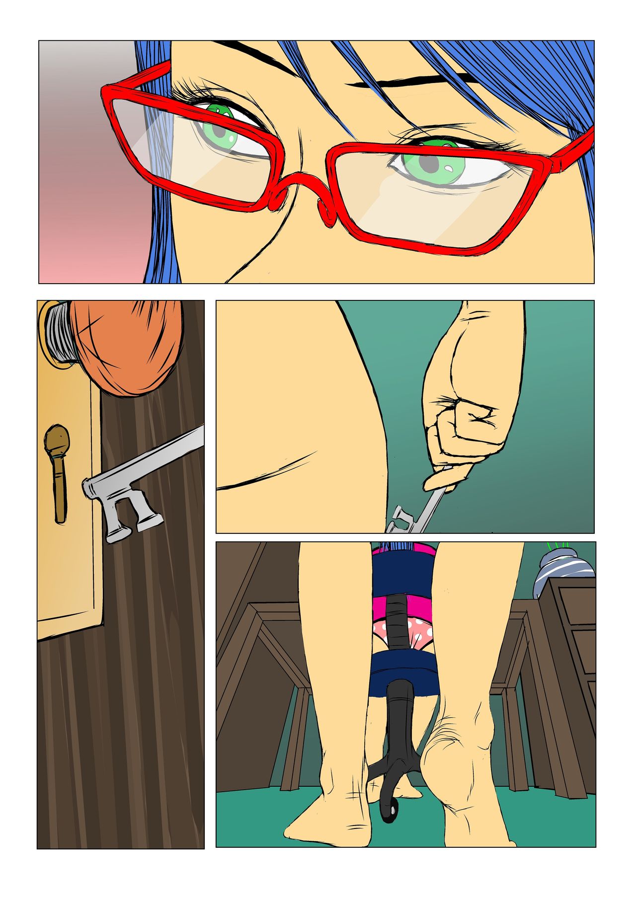 Geile lesbische Zwillingsschwestern in intensiver Strapon-Action - Image 2