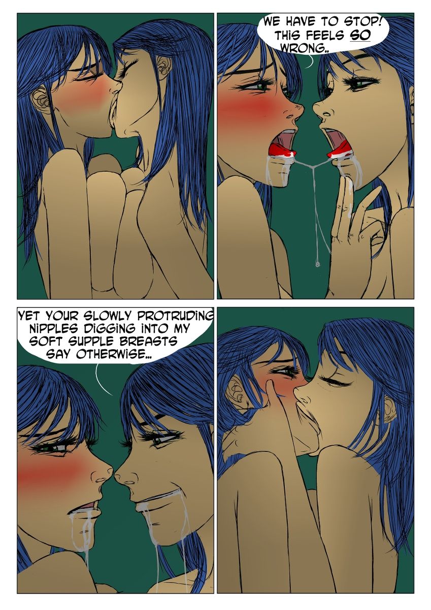 Geile lesbische Zwillingsschwestern in intensiver Strapon-Action - Image 8