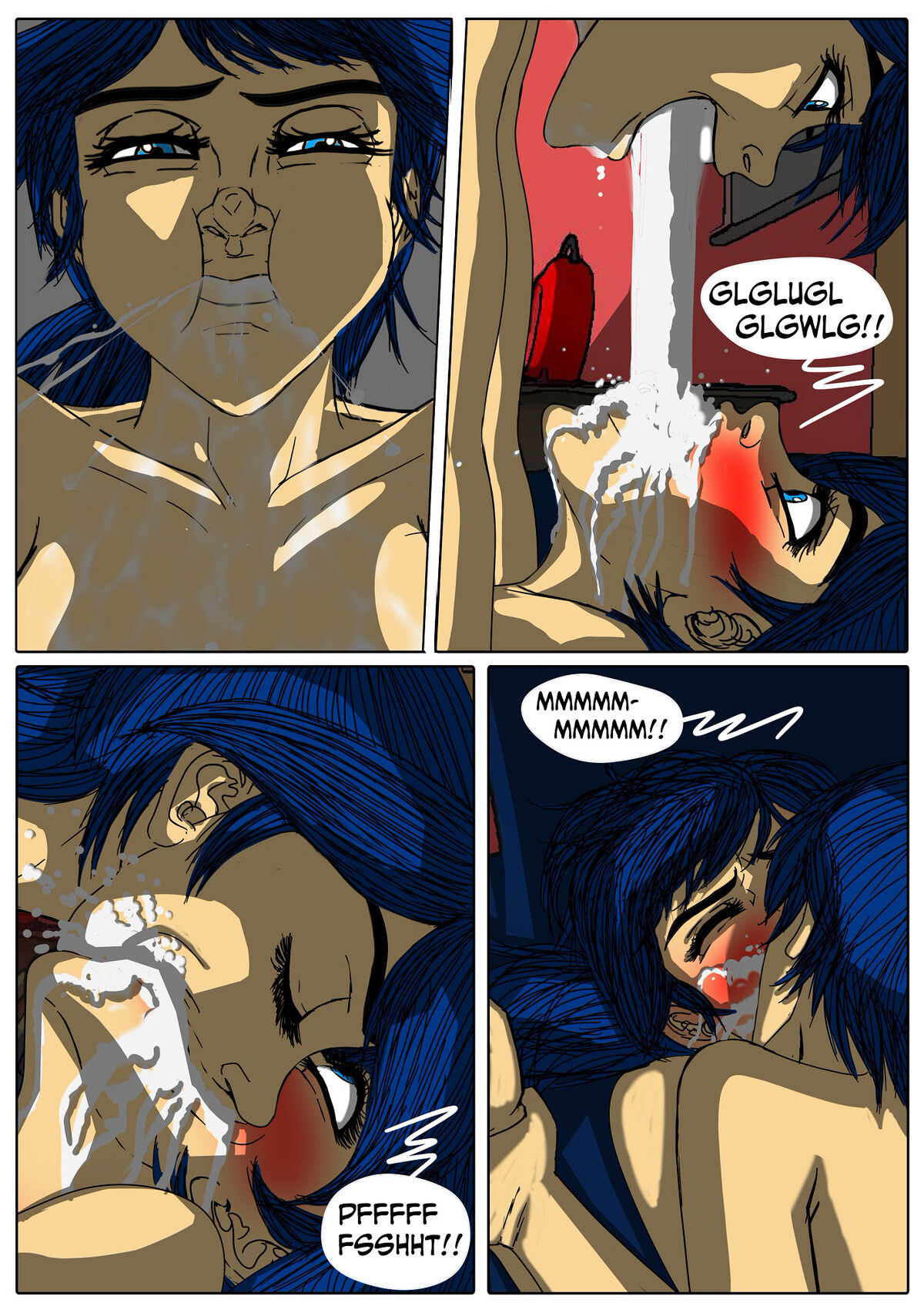 Outdoor-Zwillingsschwestern-Inzest-Comic - Image 13