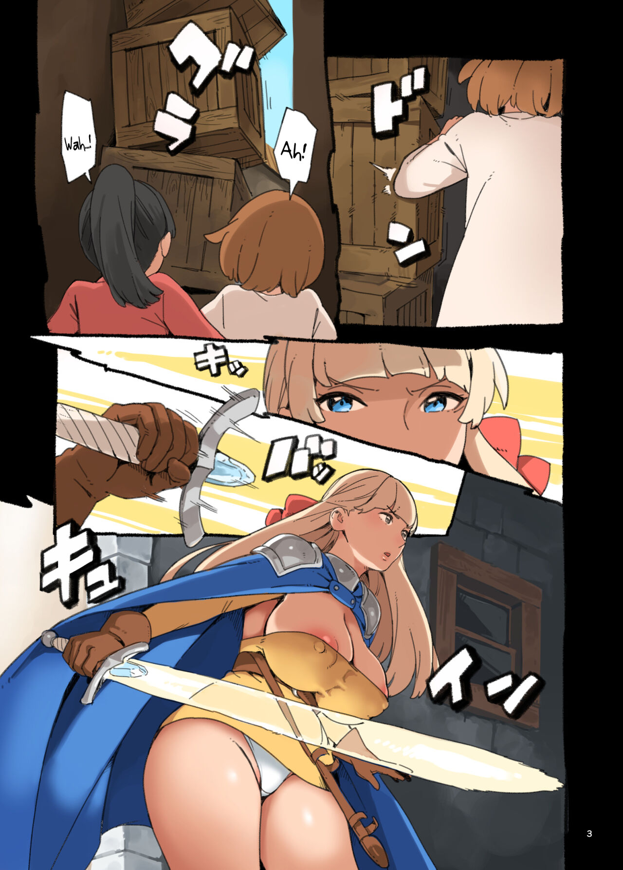 圣骑士巨乳弱点：对鸡鸡毫无防备 - Image 4