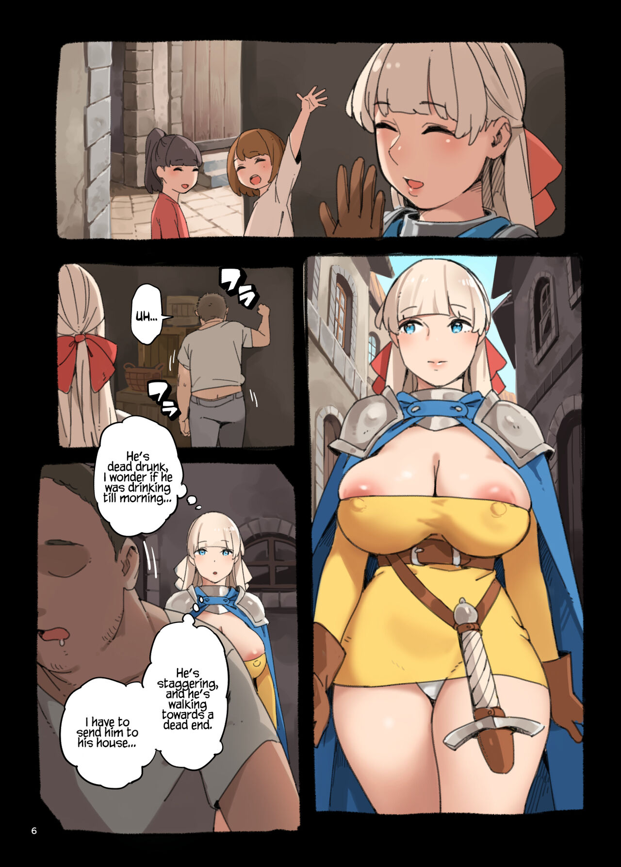 圣骑士巨乳弱点：对鸡鸡毫无防备 - Image 7