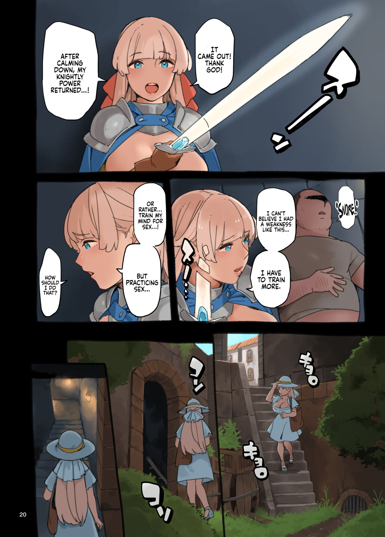 圣骑士巨乳弱点：对鸡鸡毫无防备 - Image 21