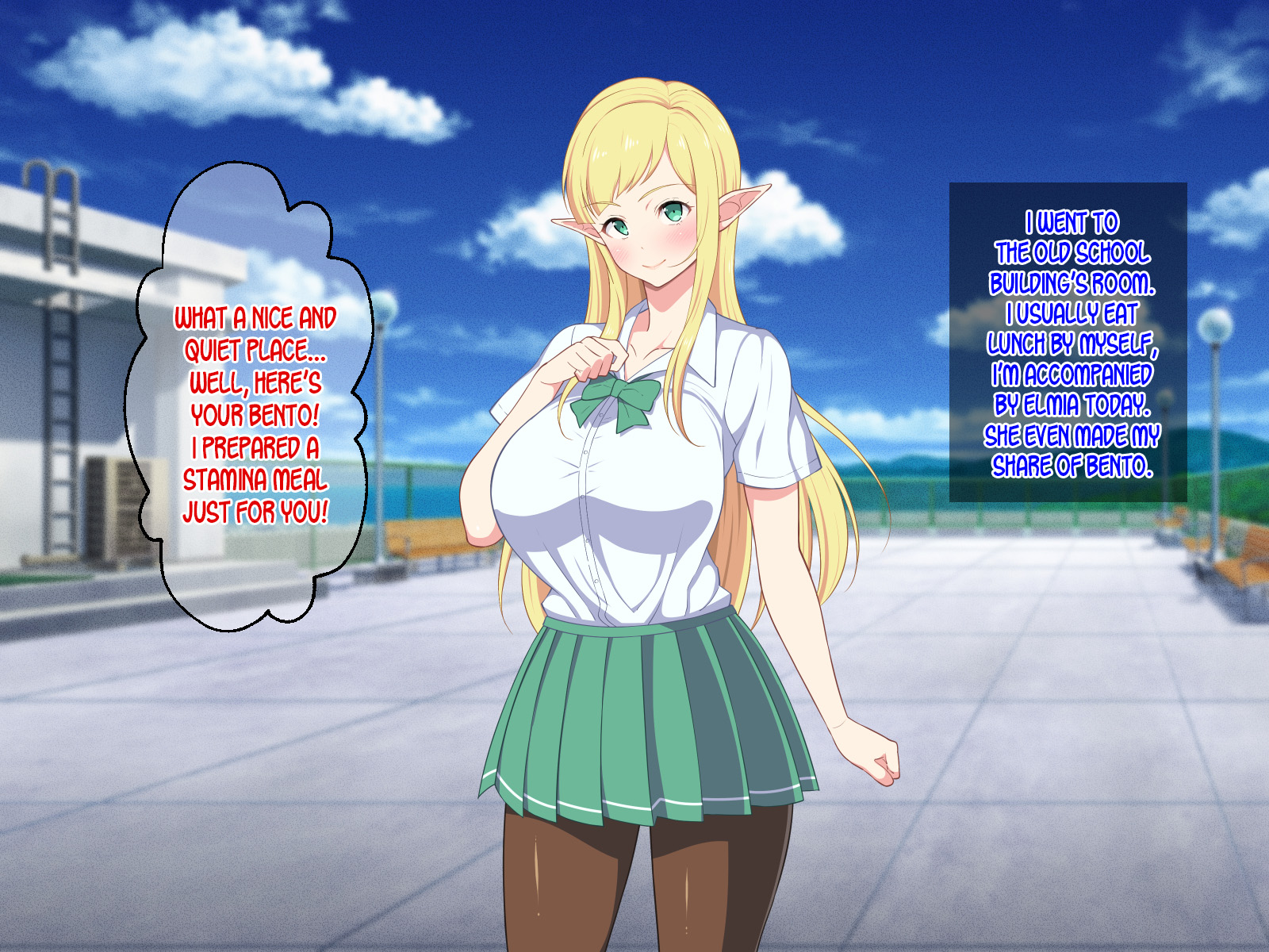 巨乳少女精灵啦啦队员在深度成人漫画中补充魔力 - Image 43