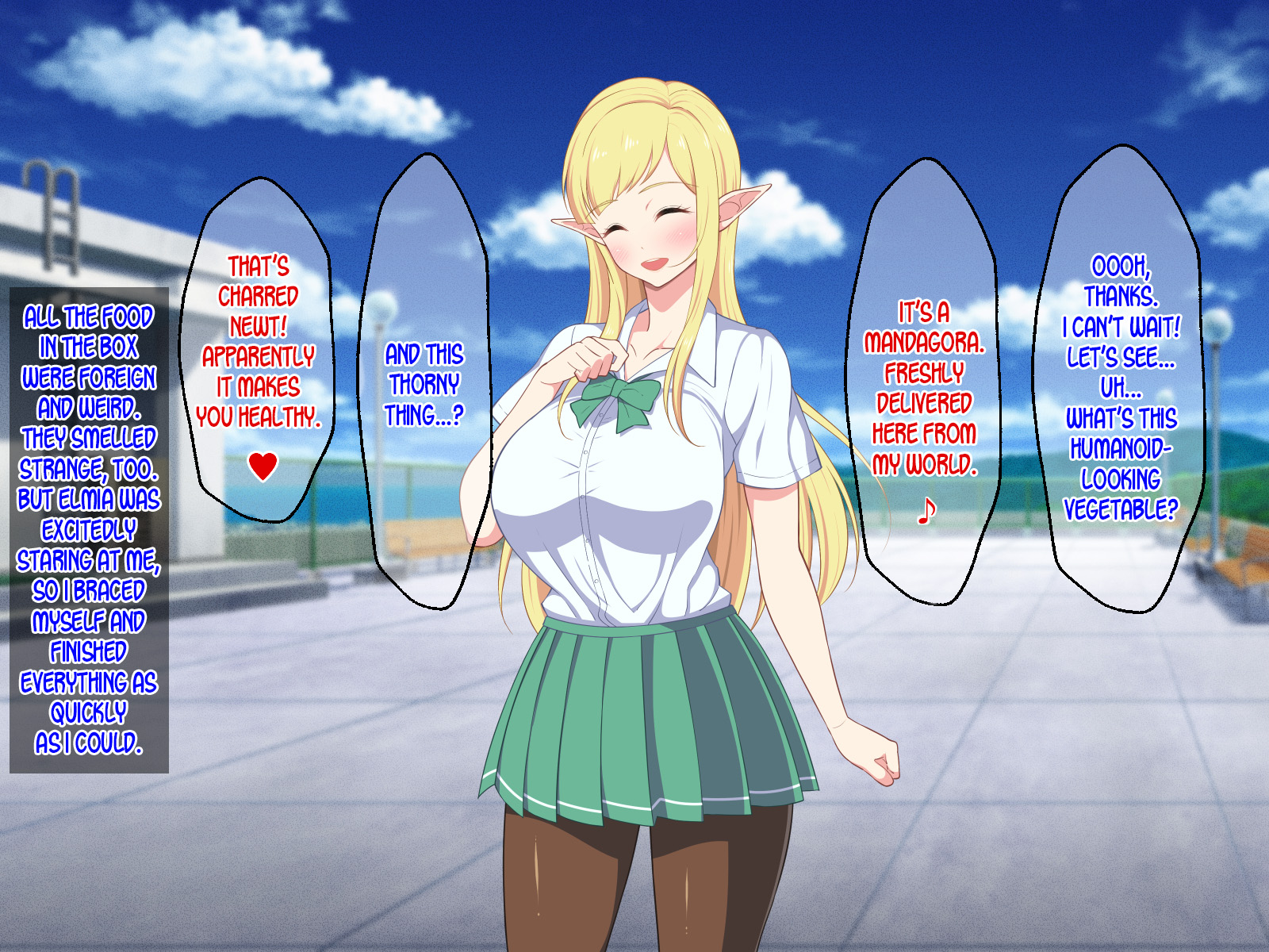 巨乳少女精灵啦啦队员在深度成人漫画中补充魔力 - Image 44