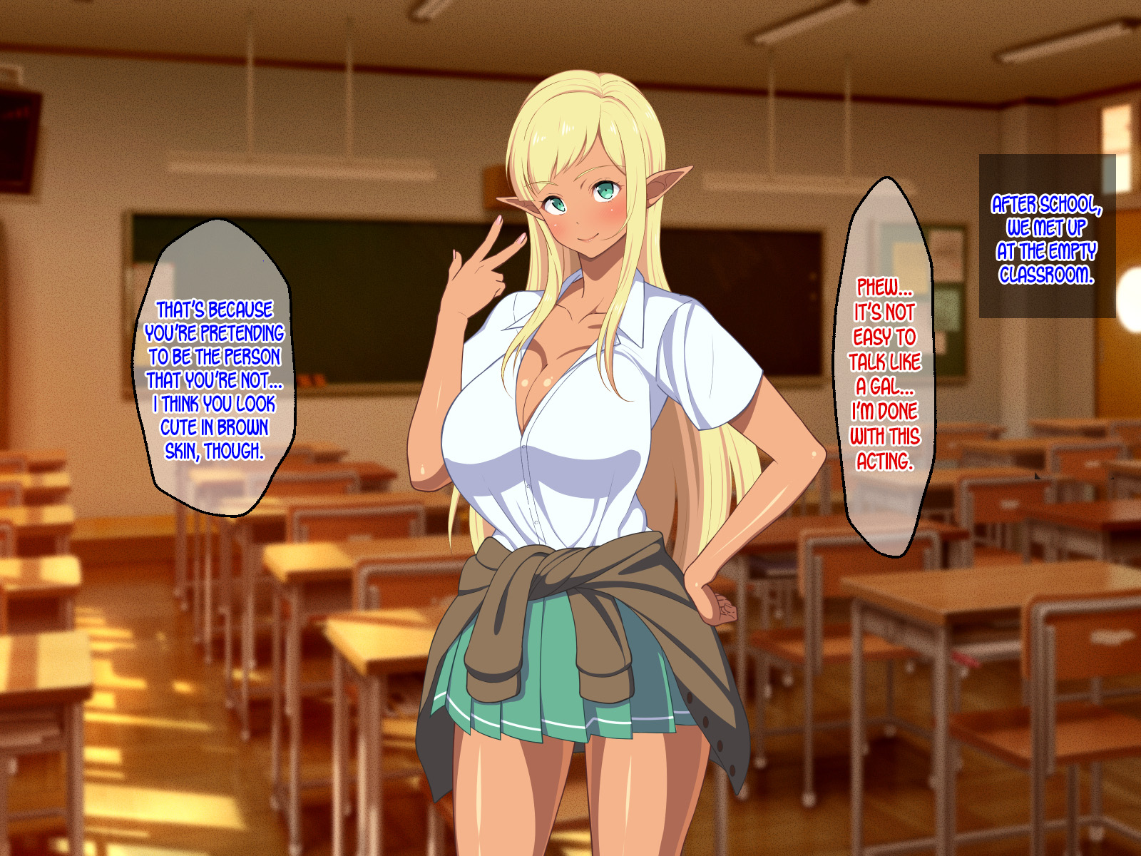 巨乳少女精灵啦啦队员在深度成人漫画中补充魔力 - Image 110