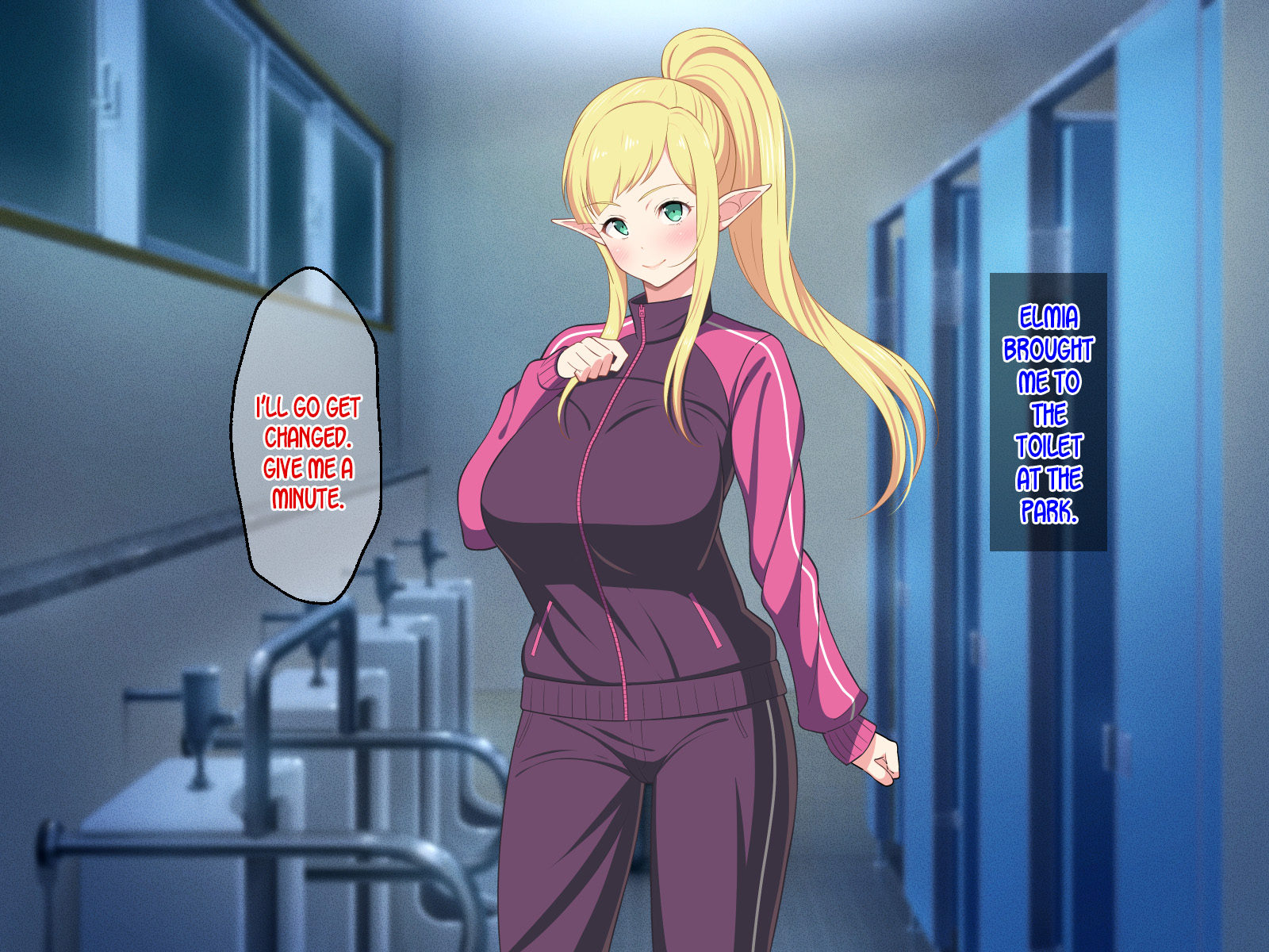 巨乳少女精灵啦啦队员在深度成人漫画中补充魔力 - Image 128