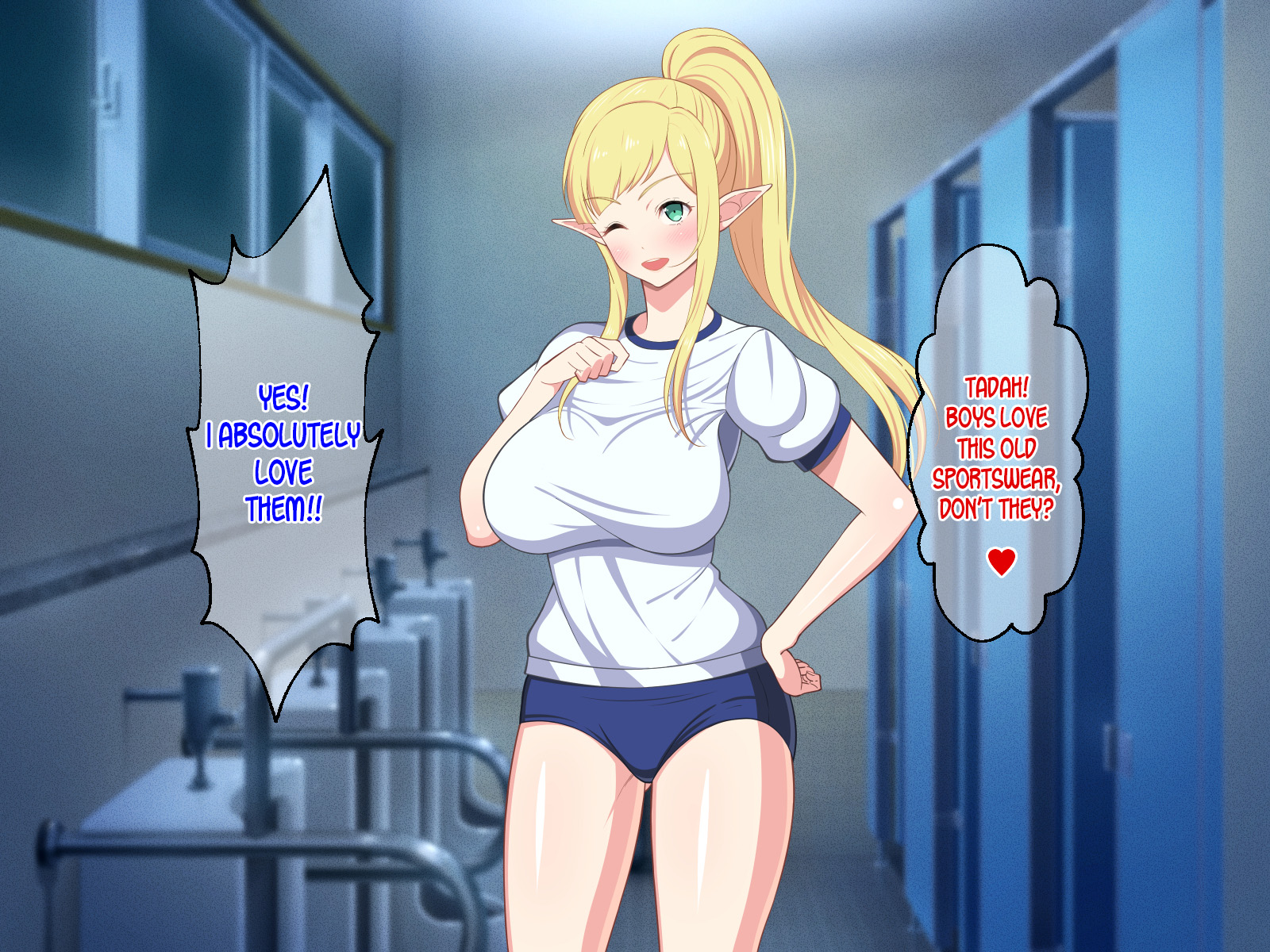 巨乳少女精灵啦啦队员在深度成人漫画中补充魔力 - Image 129