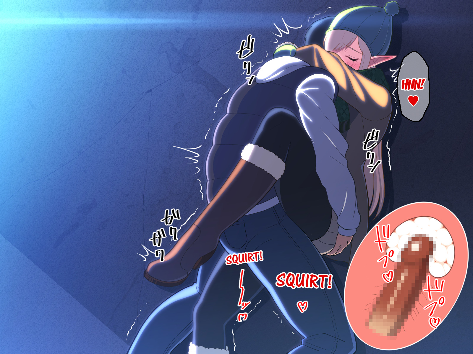 巨乳少女精灵啦啦队员在深度成人漫画中补充魔力 - Image 147