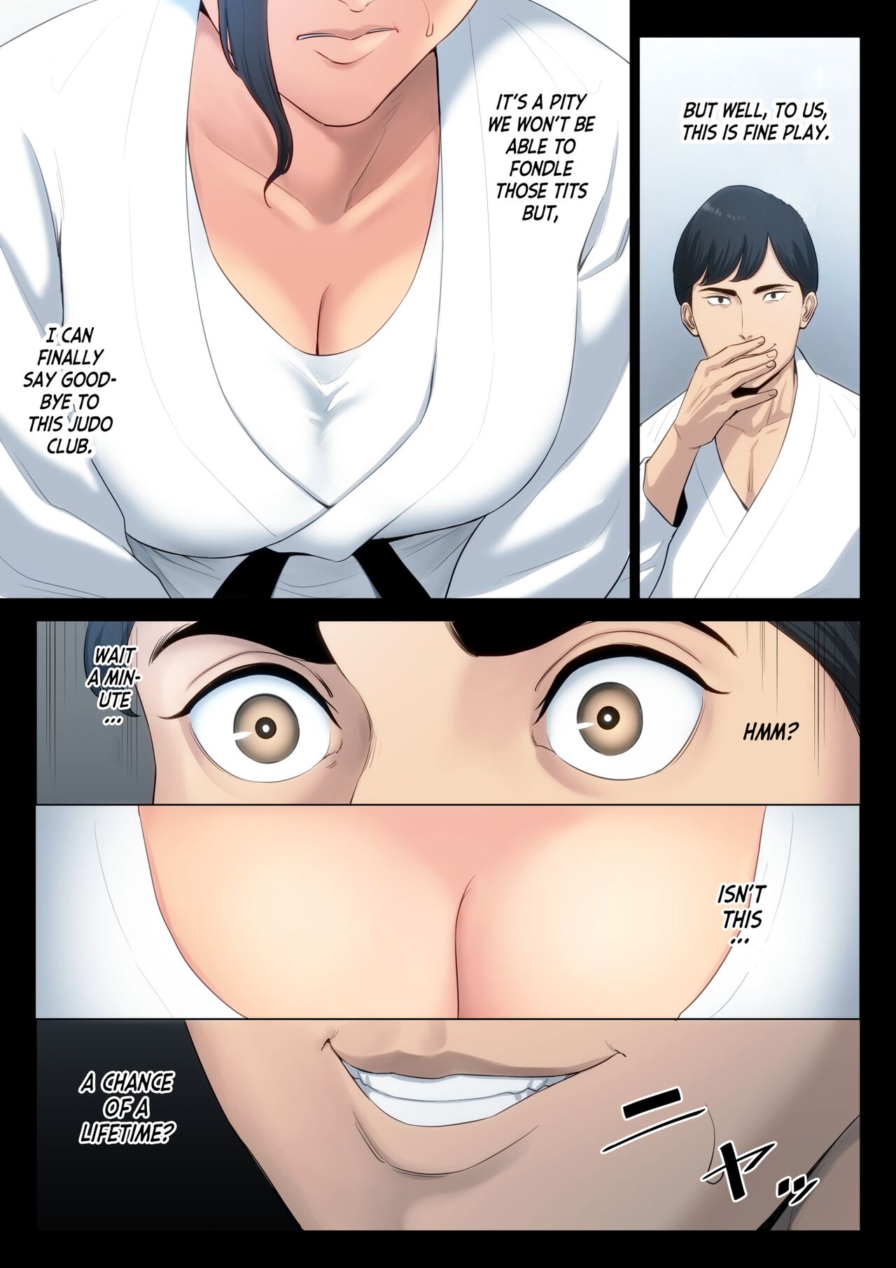 Judotrainerin mit riesigen Titten von Schülern hart gefickt - Image 13