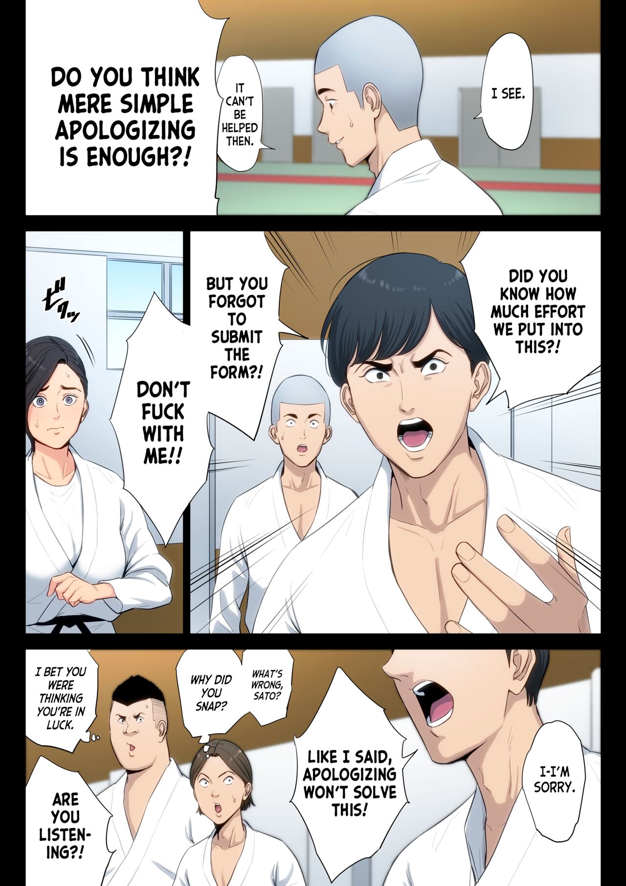 Judotrainerin mit riesigen Titten von Schülern hart gefickt - Image 14