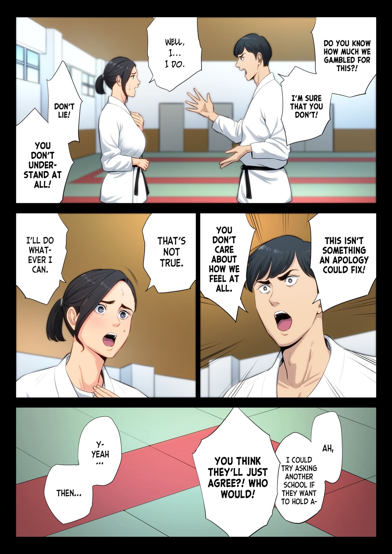 Judotrainerin mit riesigen Titten von Schülern hart gefickt - Image 15