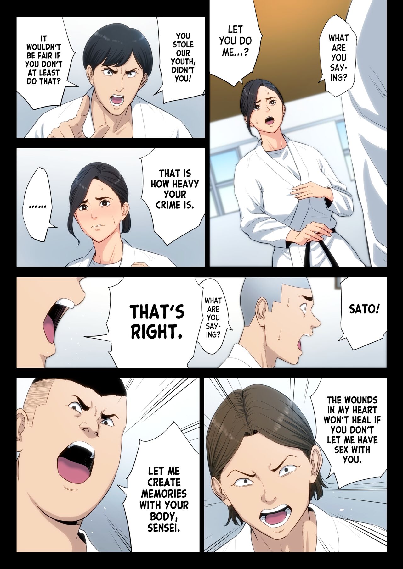 Judotrainerin mit riesigen Titten von Schülern hart gefickt - Image 17