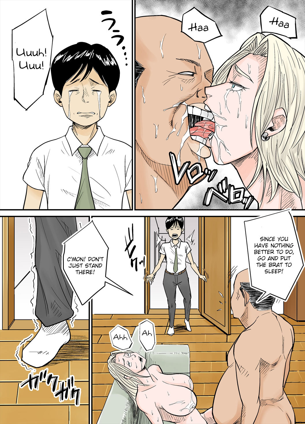 सुनहरे बालों वाली बड़ी छाती वाली पत्नी बॉस से ब्लैकमेल, NTR - Image 27