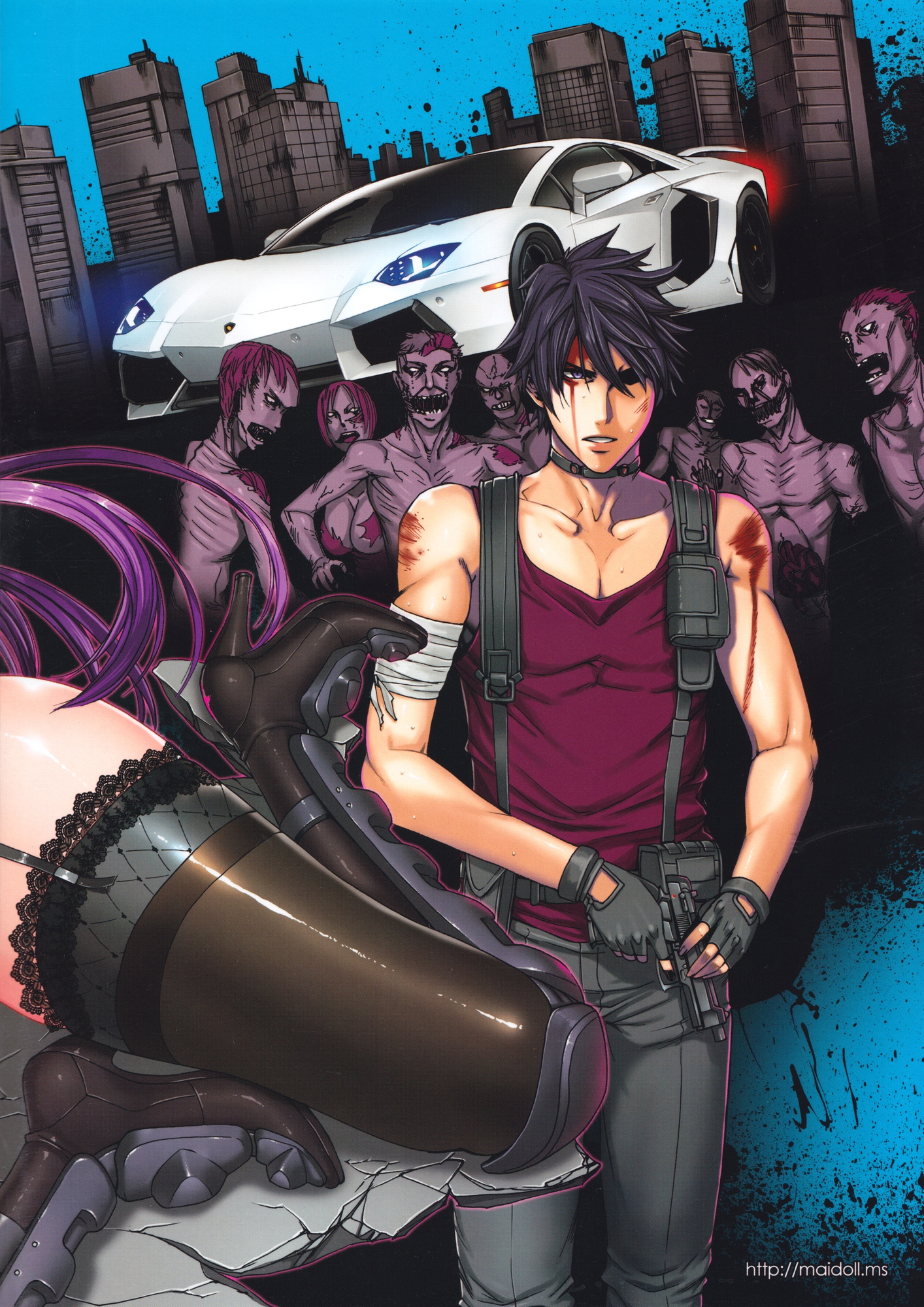 Analsex mit Zombie-Ninja und vollbusiger Kämpferin - Image 2