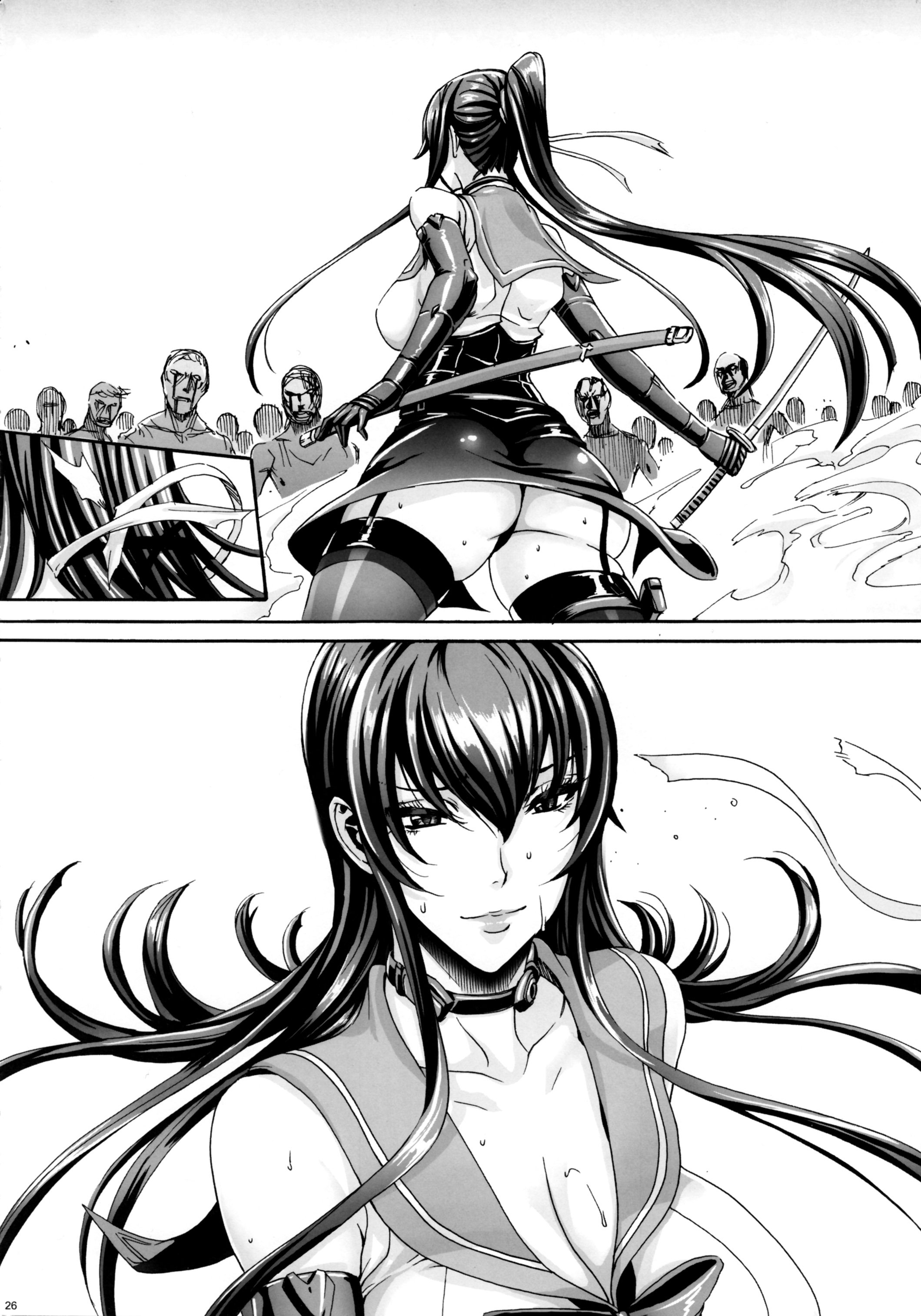 丰满的女武士户外汽车引擎盖性交 - 死者的吻 - Image 24