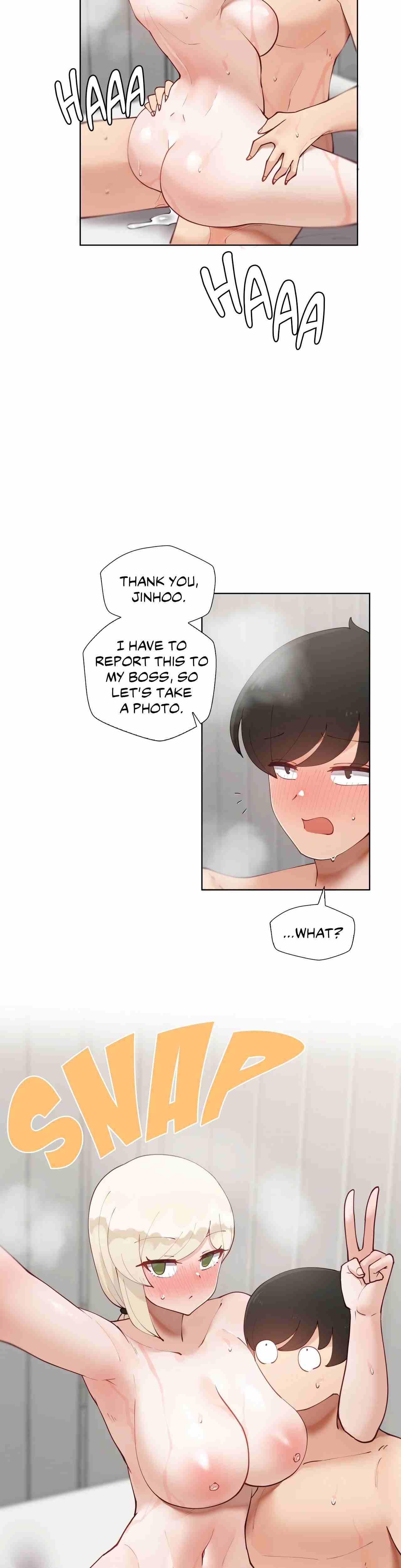 热辣的黄发纯女被Hentai巨根调教 - Image 48