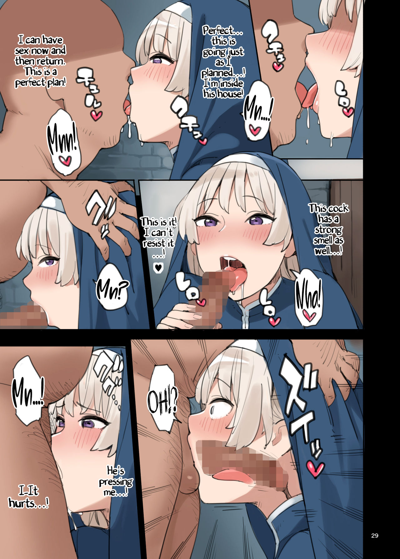 Busige Hentai-Nonne fickt schmutzige Schwänze intensiv - Image 29