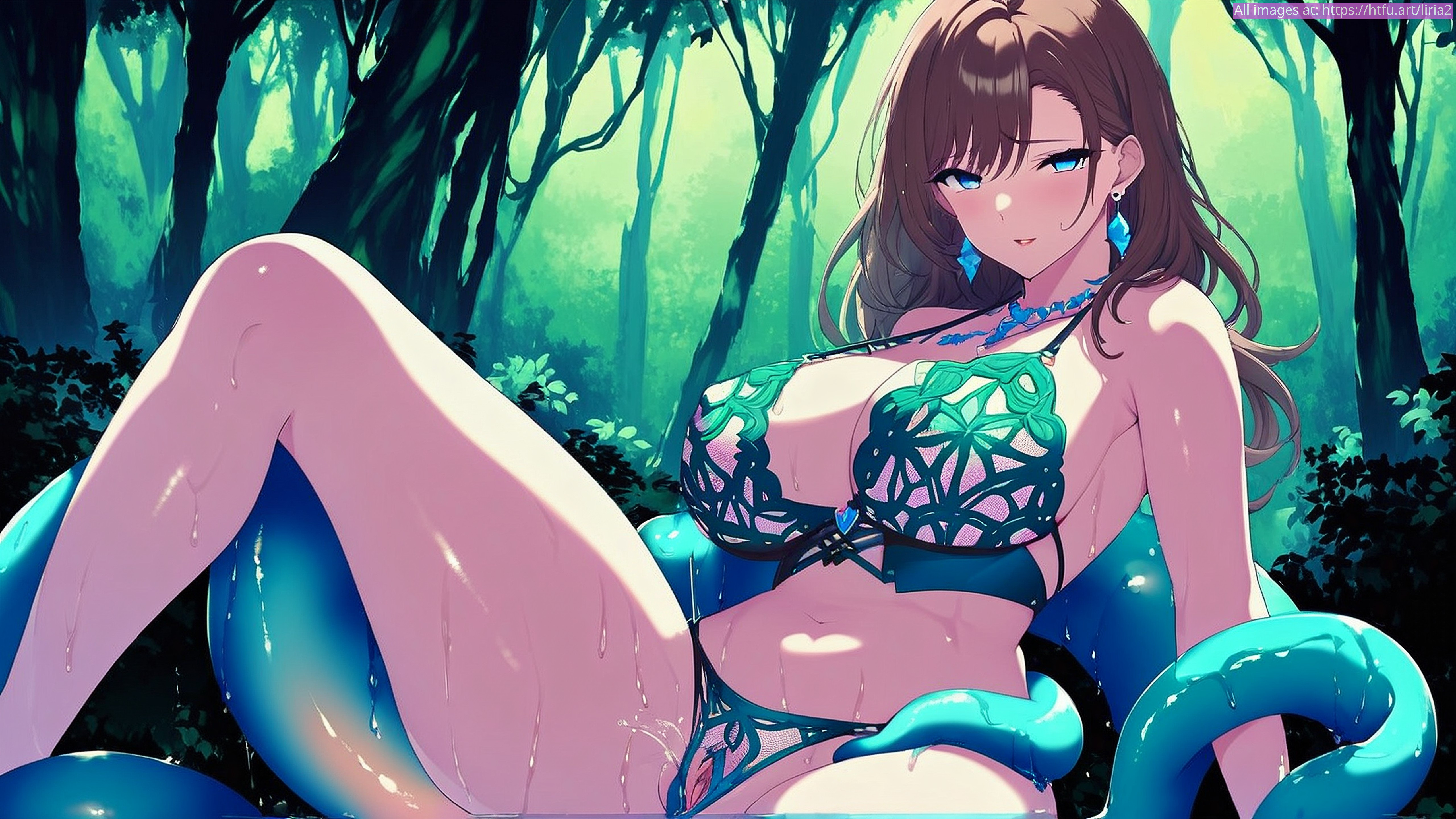 莉莉亚在森林中的激烈触手遭遇 - Image 10