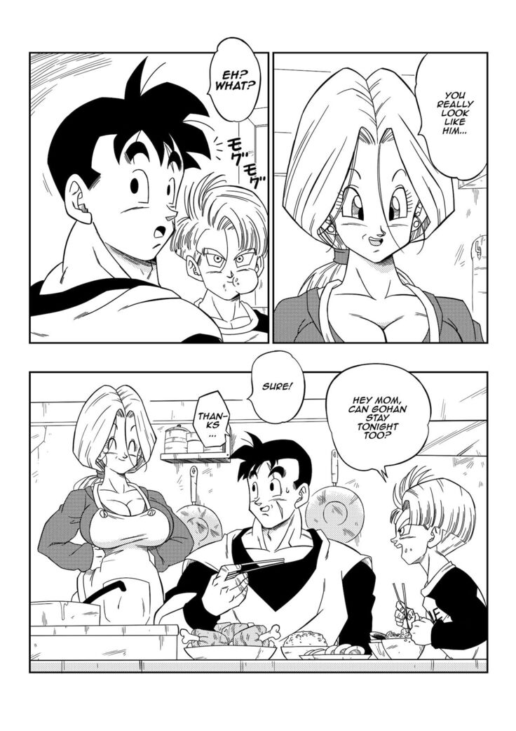 Orgía de creampie futura: Bulma y Gohan - Image 3