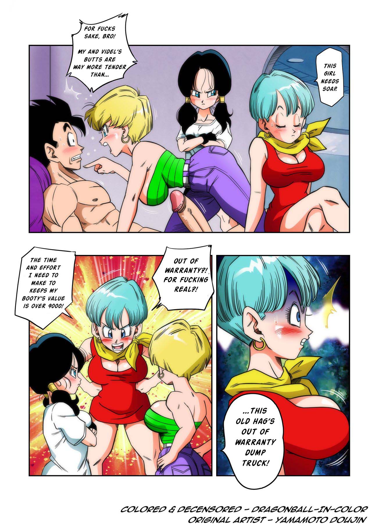 Gohan hat intensiven Vierer mit Erasa, Videl und Bulma - Image 89