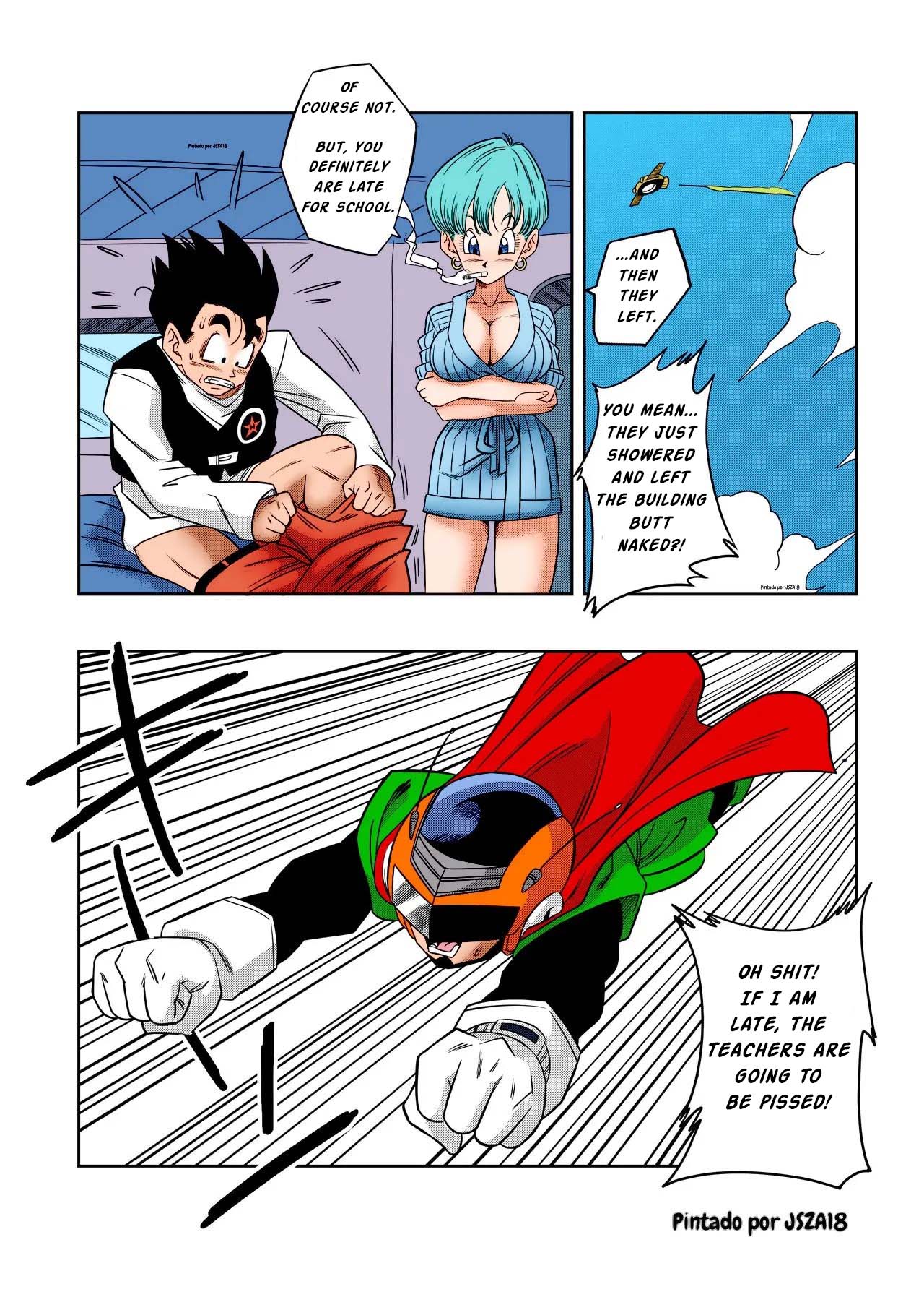 Gohan hat intensiven Vierer mit Erasa, Videl und Bulma - Image 116