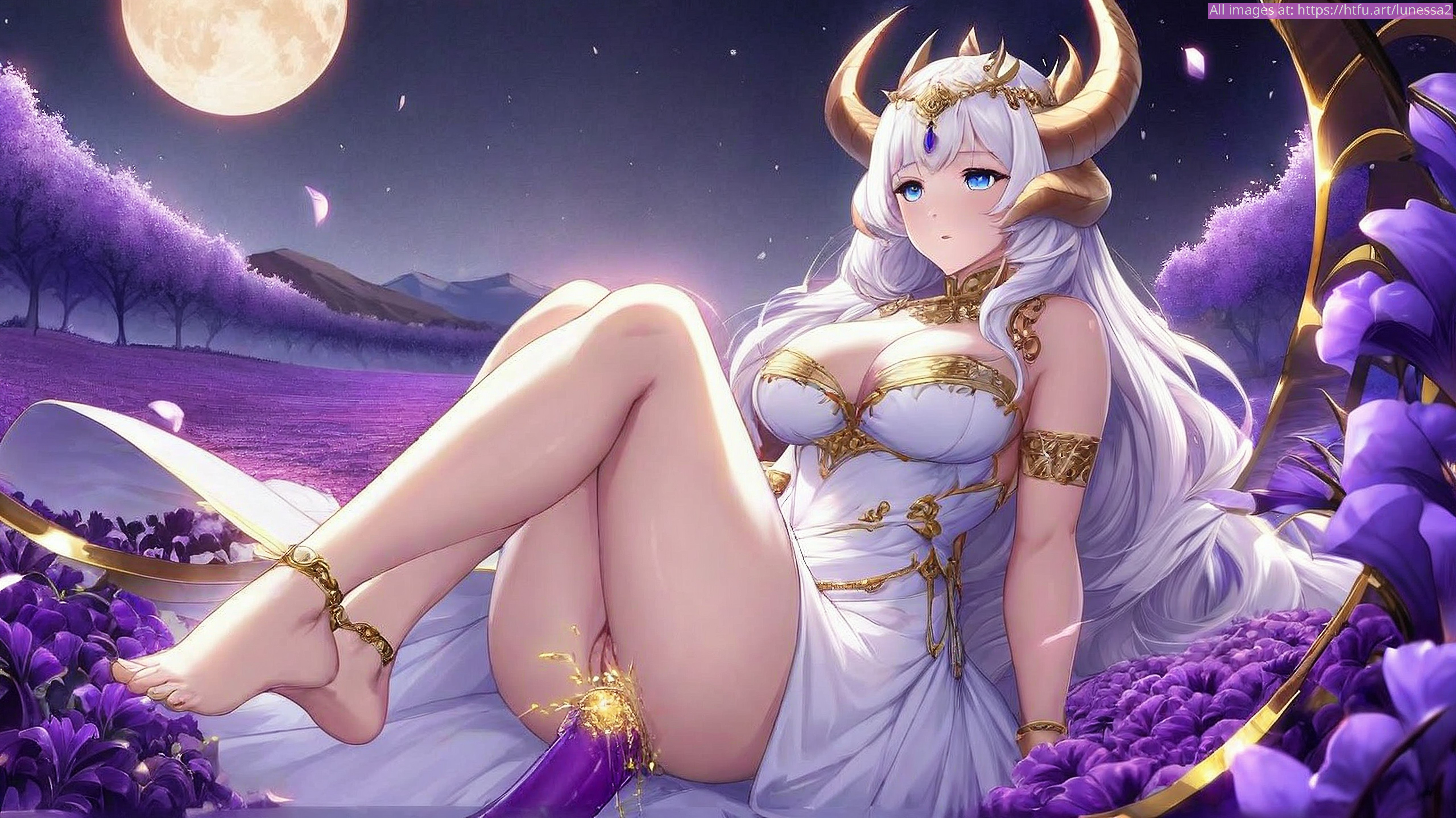 Lunessa, Goddess of the Moon, dildo in her curvy figure - Image 8