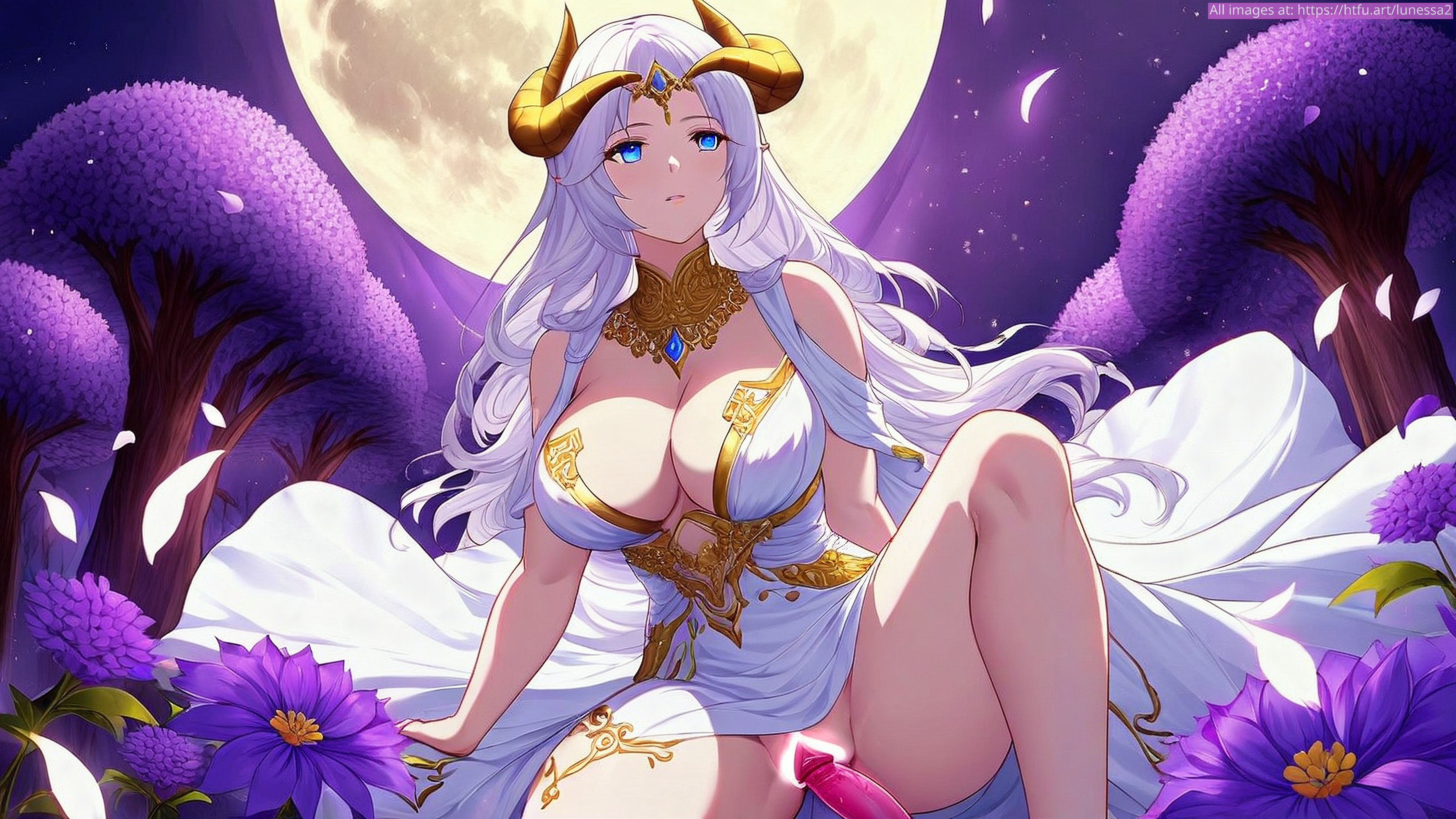 Lunessa, Goddess of the Moon, dildo in her curvy figure - Image 10