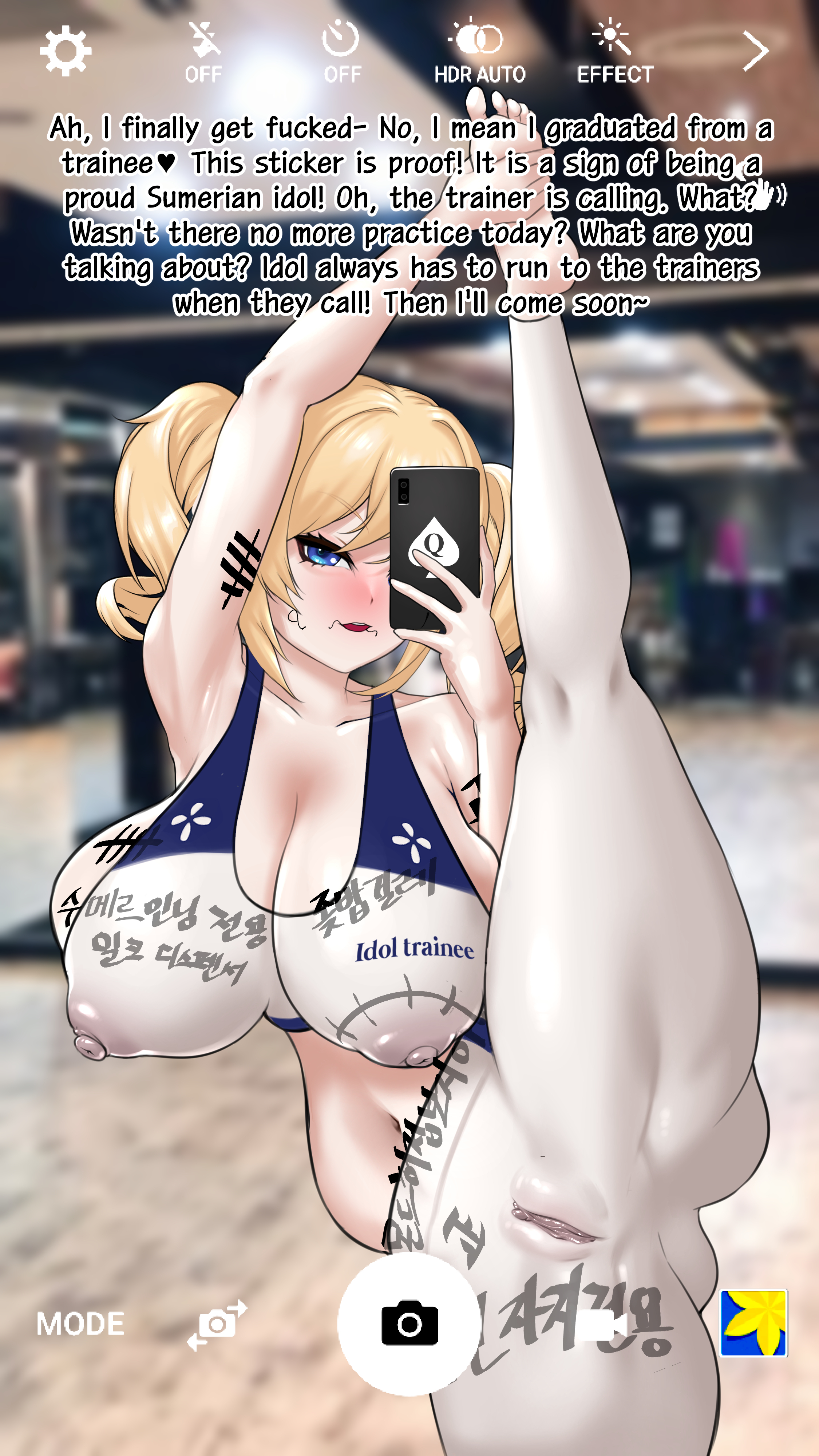 Die busige Idol Barbara wird zur heißen schwarzen Schwanz-Sperma-Mülleimer in NTR-Comics - Image 27