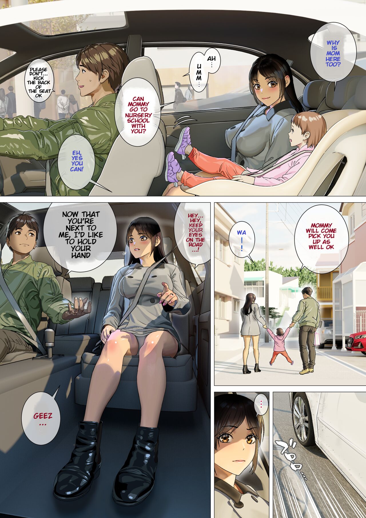 MILF hentai aux gros seins baise en public avec son mari coquin - Image 7