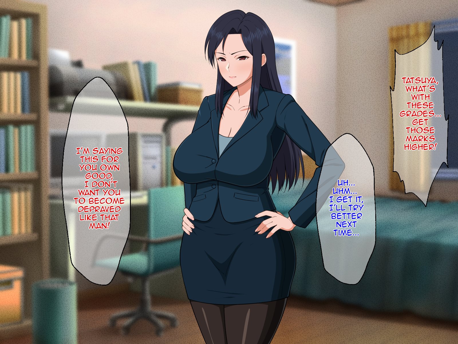 Workaholic-Mutter keucht lustvoll bei intensiver Befruchtung - Image 2