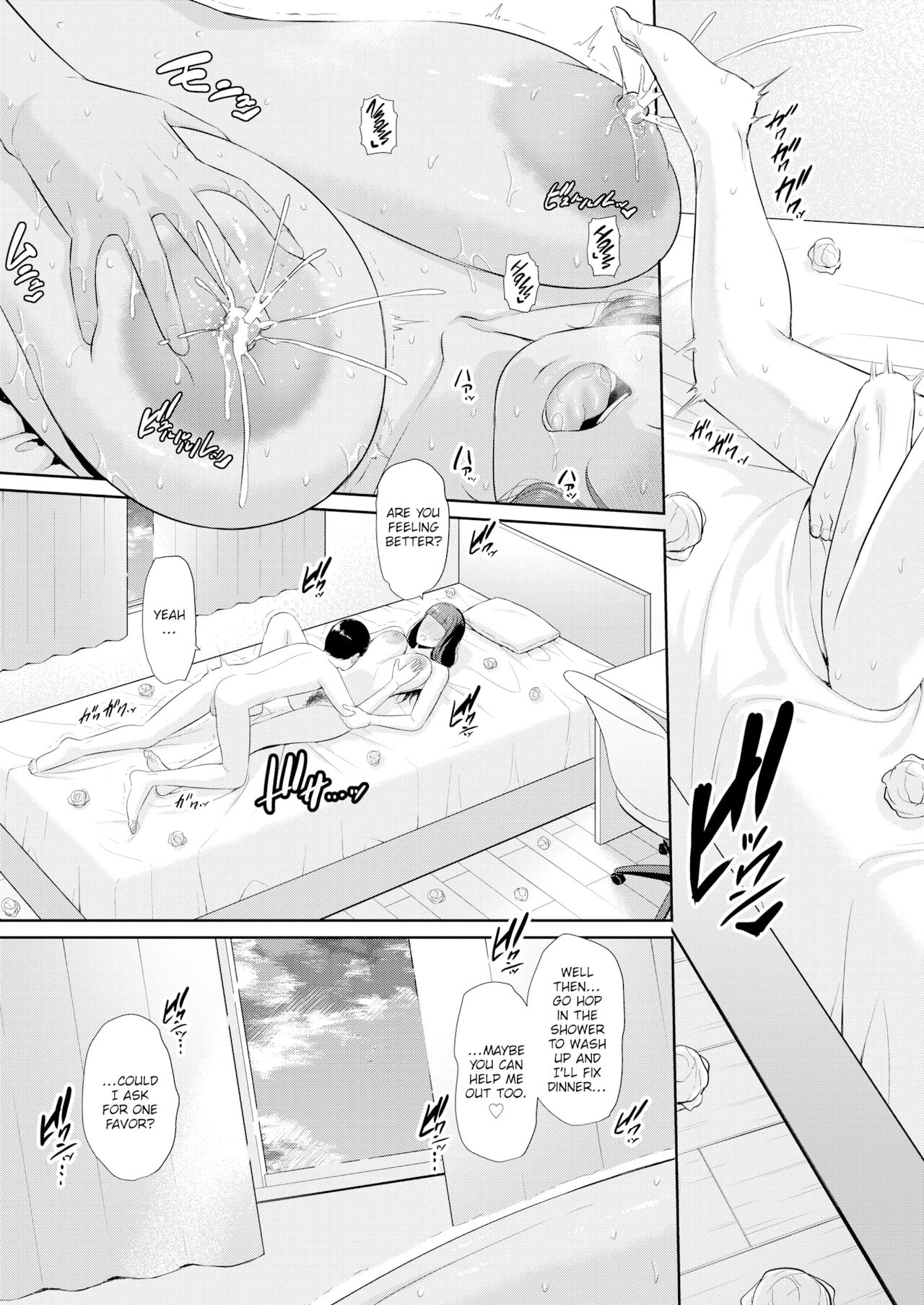 Reife Frau begehrt Schwanz - Behaarte Muschi gefüllt mit mehreren Säften - Image 46