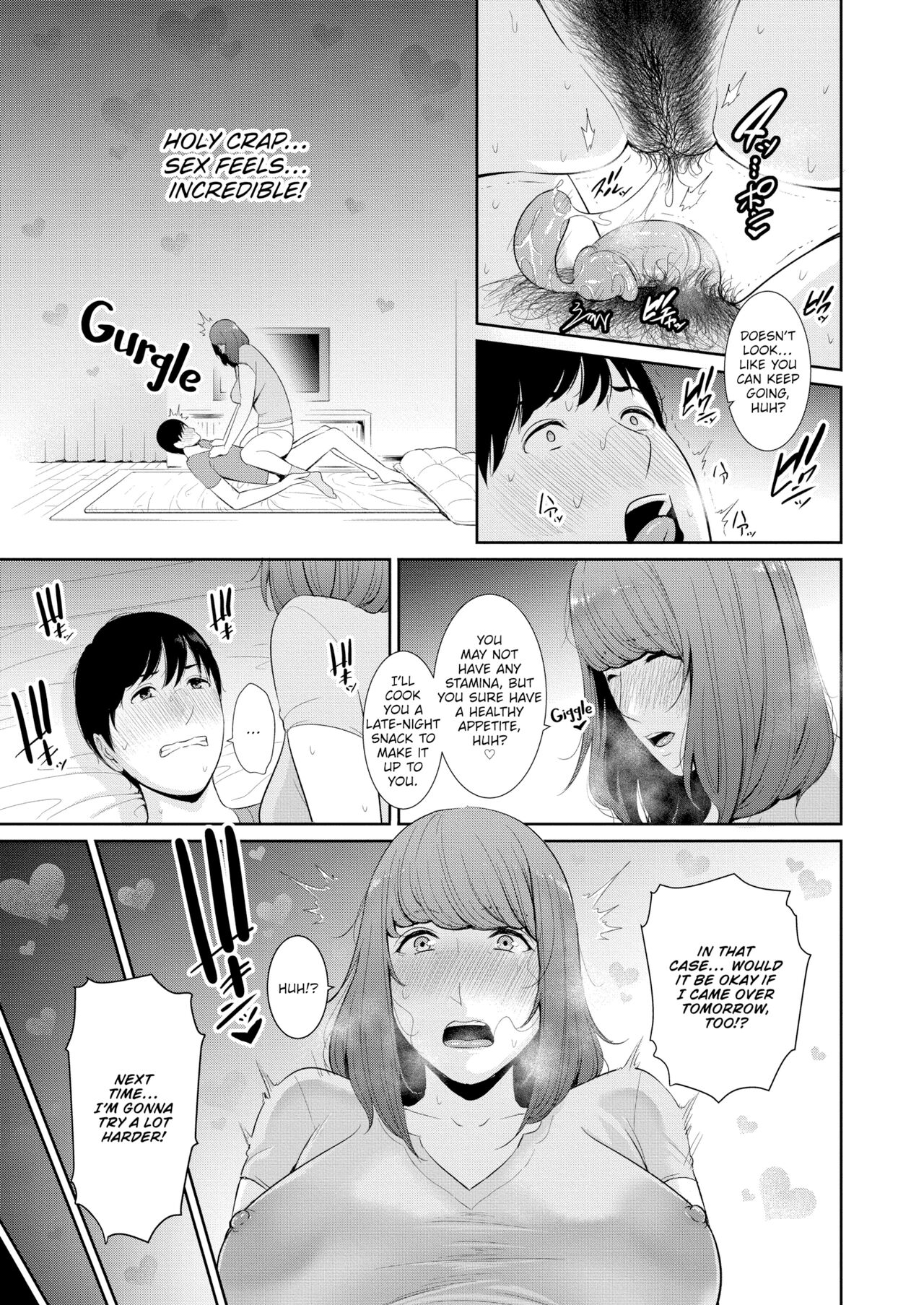 Reife Frau begehrt Schwanz - Behaarte Muschi gefüllt mit mehreren Säften - Image 58