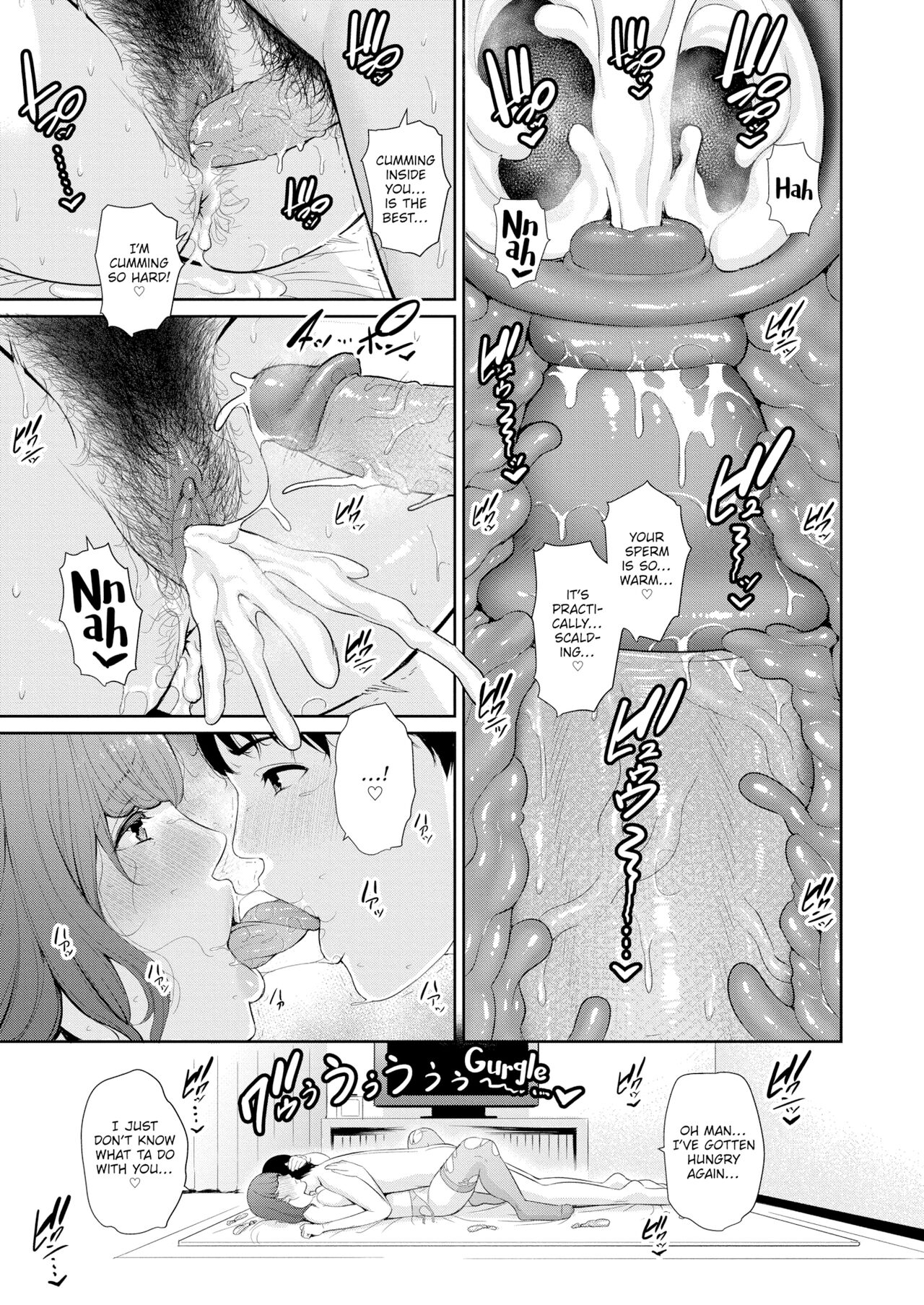 Reife Frau begehrt Schwanz - Behaarte Muschi gefüllt mit mehreren Säften - Image 70